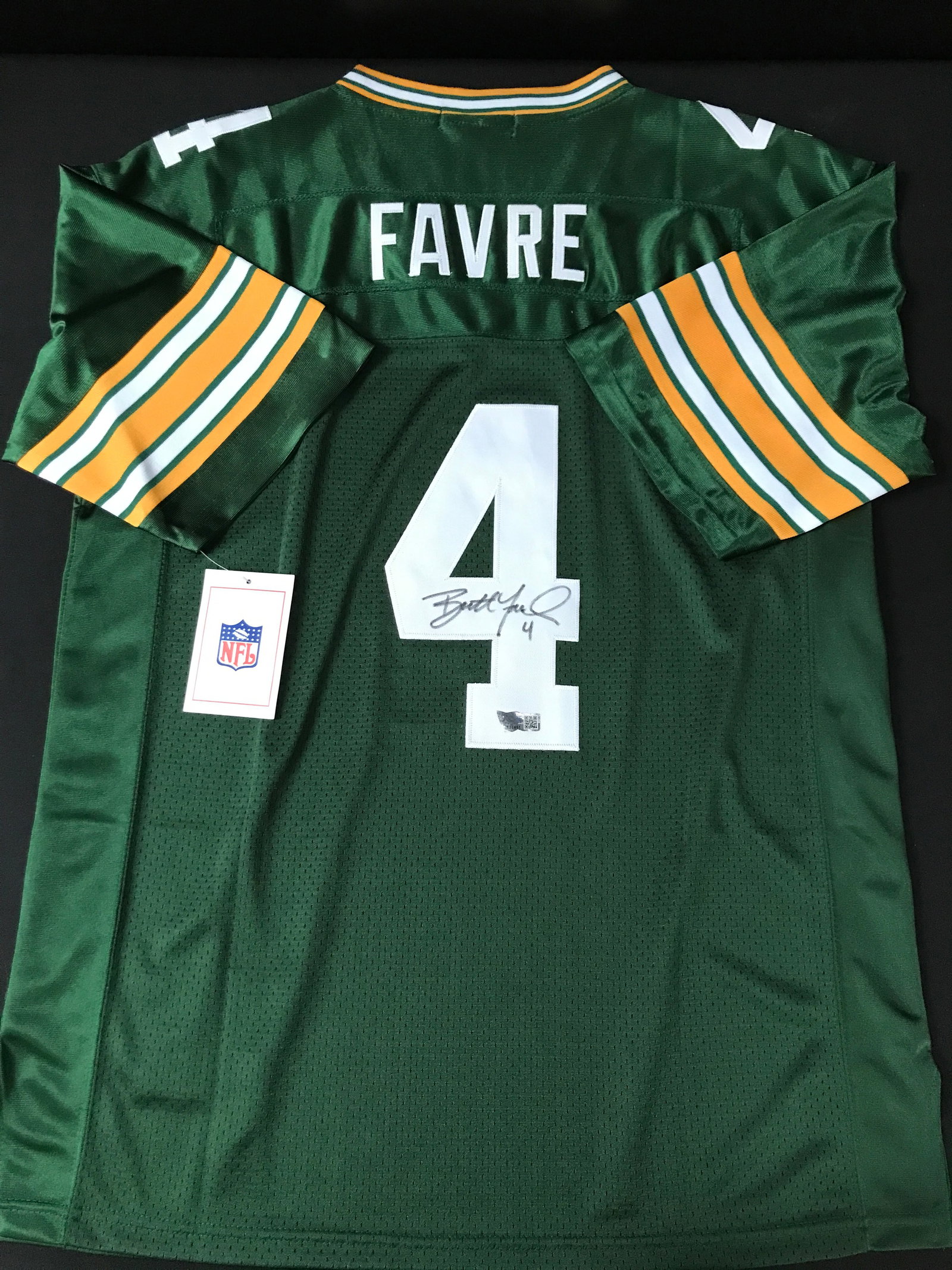 BRETT FAVRE SIGNED CUSTOM JERSEY - ACE COA: Prices are in Canadian dollars