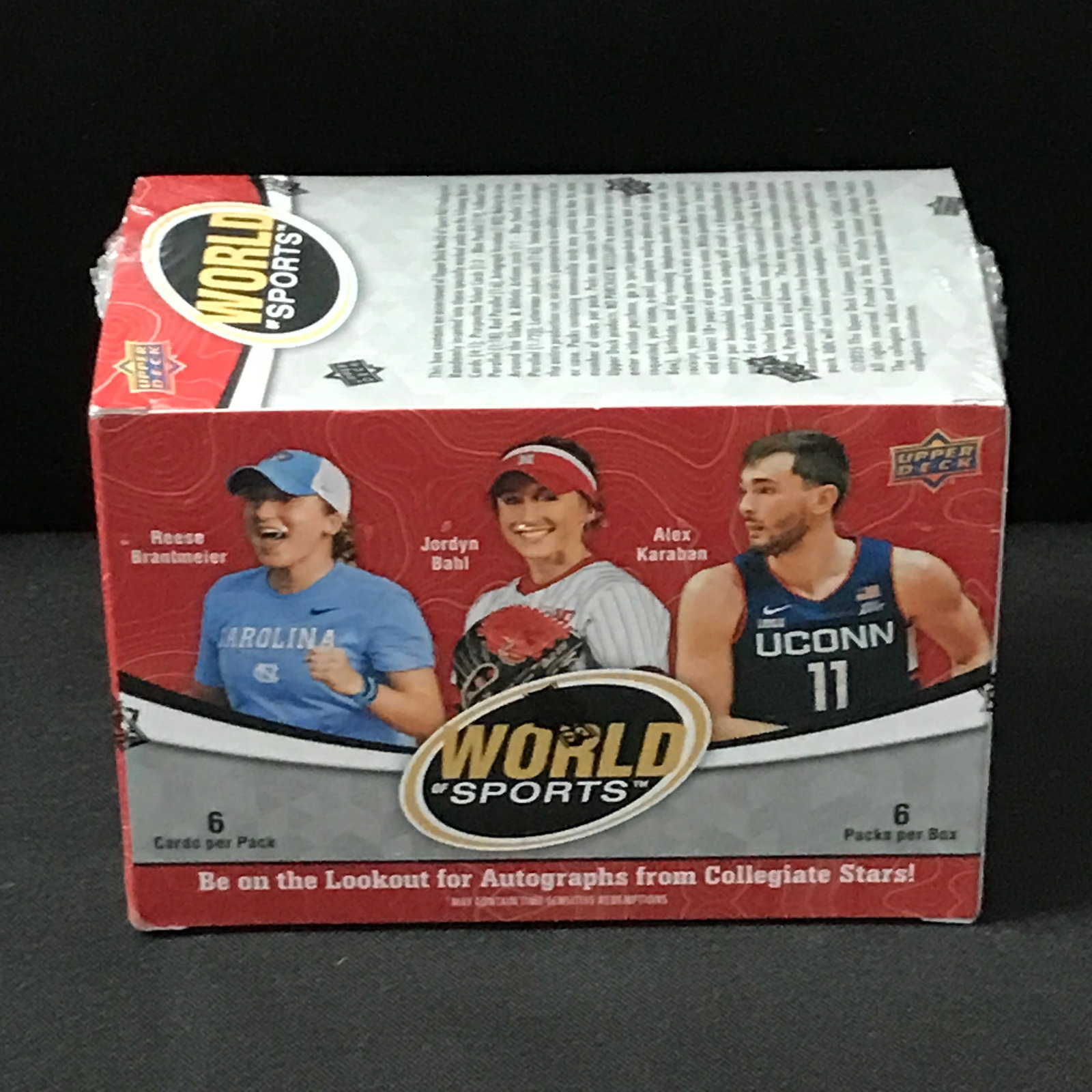 UPPER DECK WORLD OF SPORTS SEALED TRADING CARD BOX: Prices are in Canadian dollars