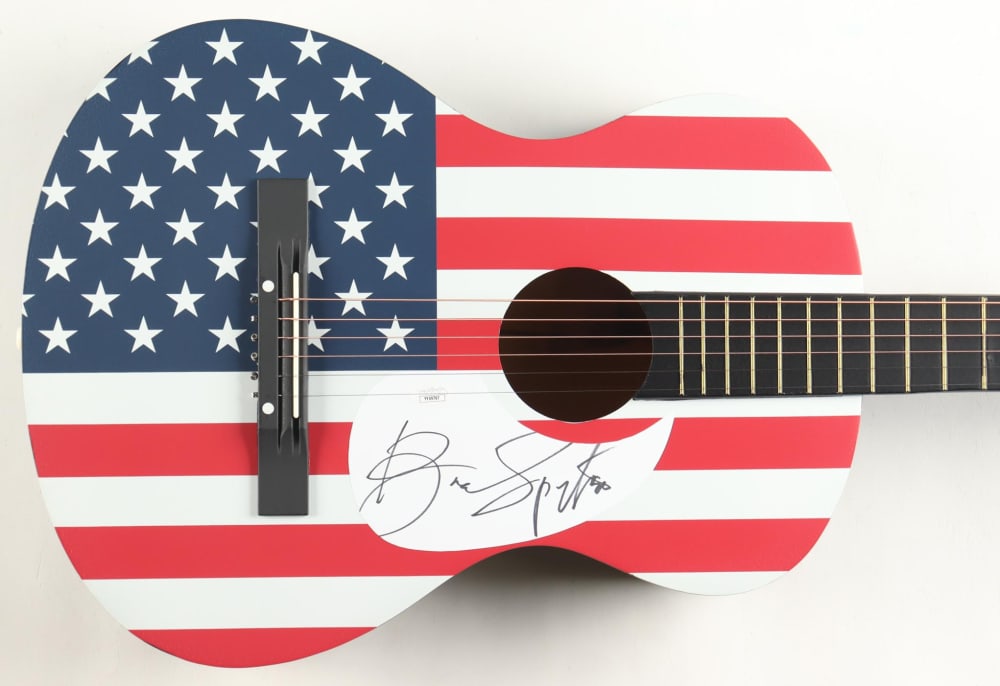 BRUCE SPRINGSTEIN SIGNED ACOUSTIC GUITAR (JSA COA) (1 of 3)