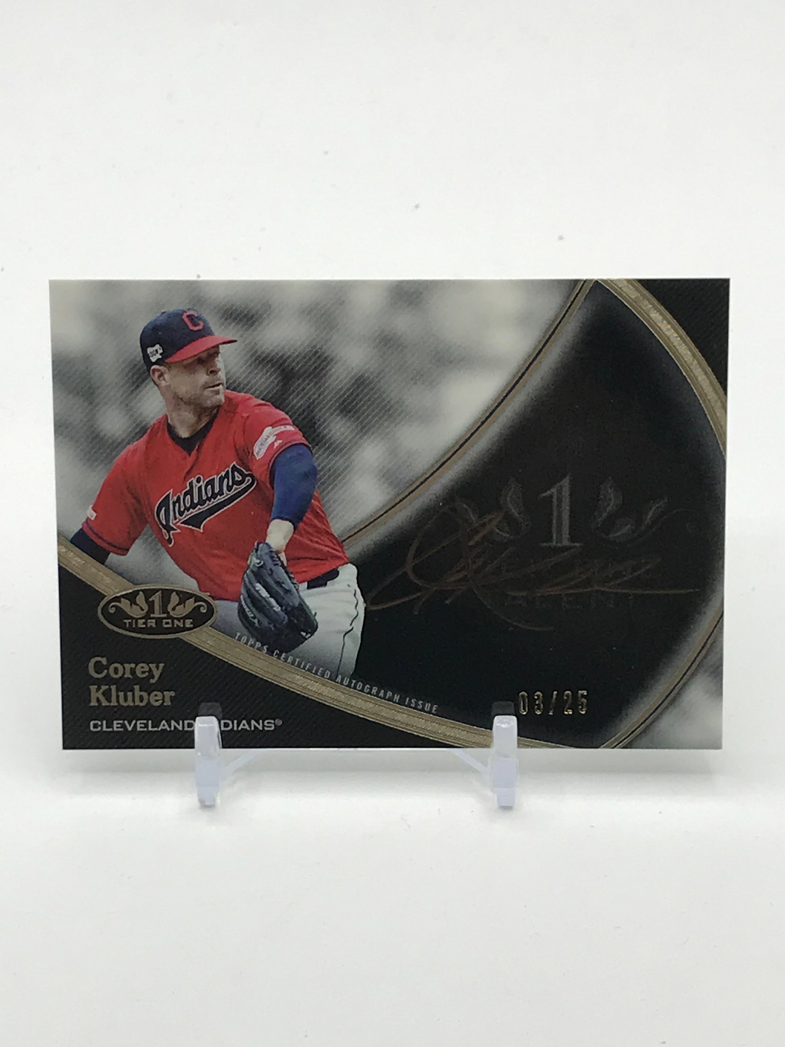 2020 TOPPS TIER 1 COREY KLUBER SIGNED TRADING CARD 03/25: Prices are in Canadian dollars
