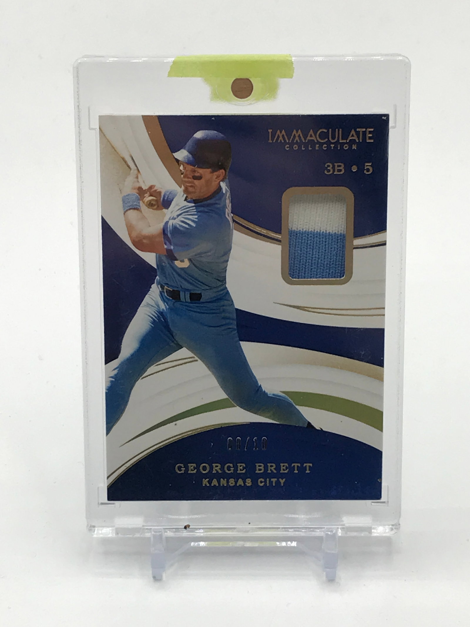 2020 PANINI IMMACULATE COLLECTION BASEBALL GEORGE BRETT PATCH TRADING CARD 08/10: Prices are in Canadian dollars