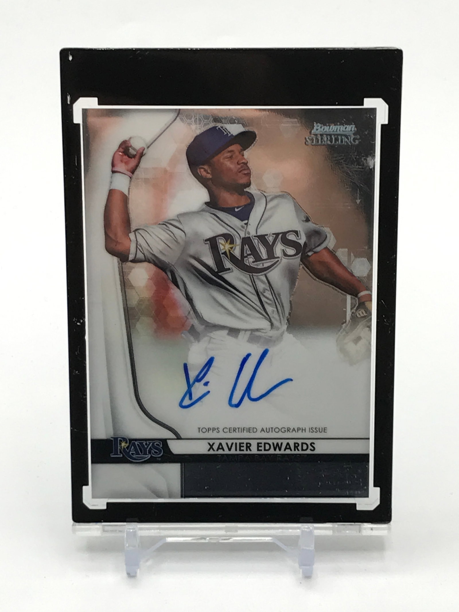 2020 TOPPS BOWMAN STERLING XAVIER EDWARDS SIGNED TRADING CARD: Prices are in Canadian dollars