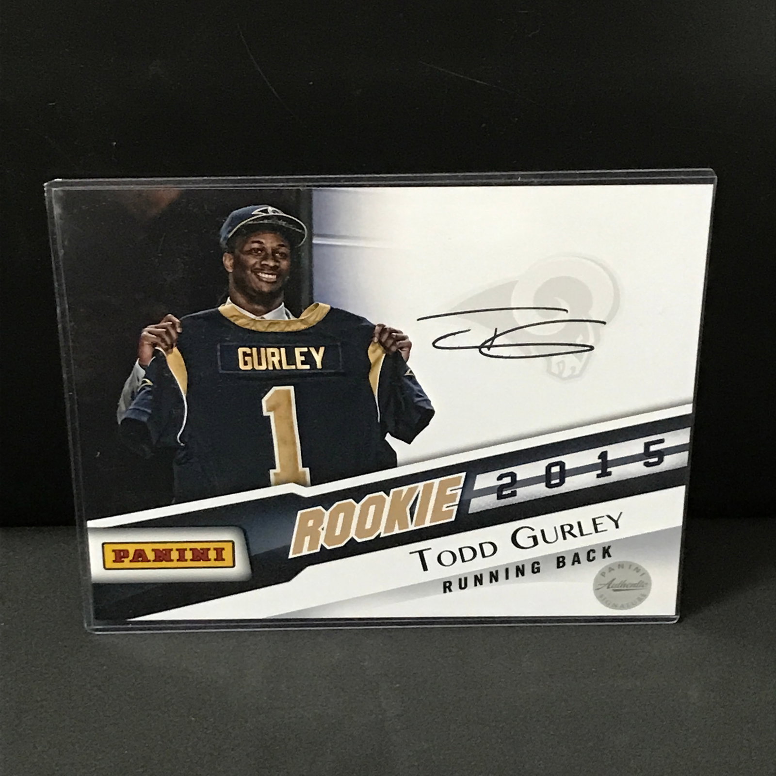 TODD GURLEY SIGNED 8 X 10 (PANINI COA): Prices are in Canadian dollars