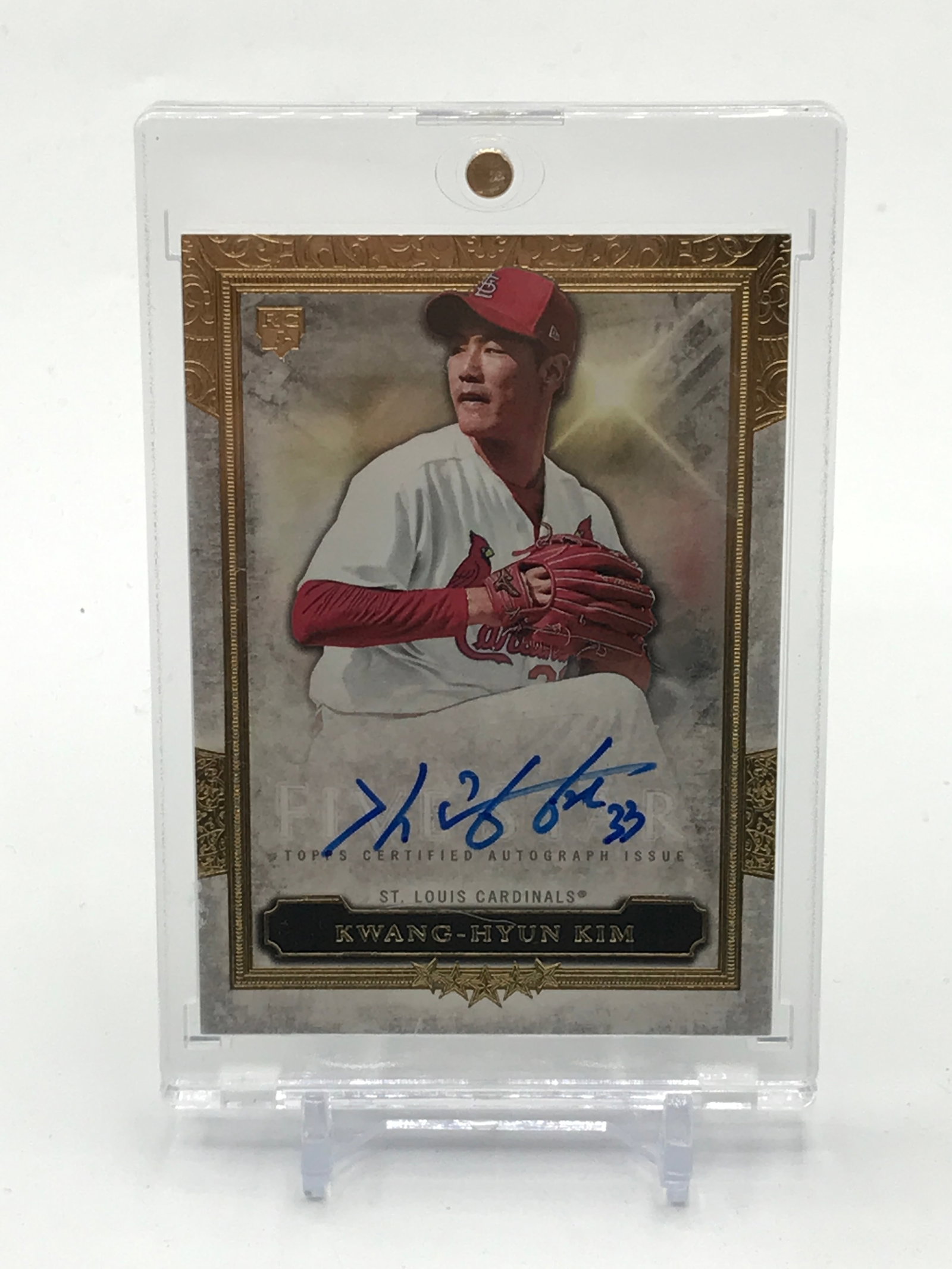2020 TOPPS CERTIFIED AUTOGRAPH ISSUE KWANG-HYUN KIM SIGNED ROOKIE TRADING CARD: Prices are in Canadian dollars