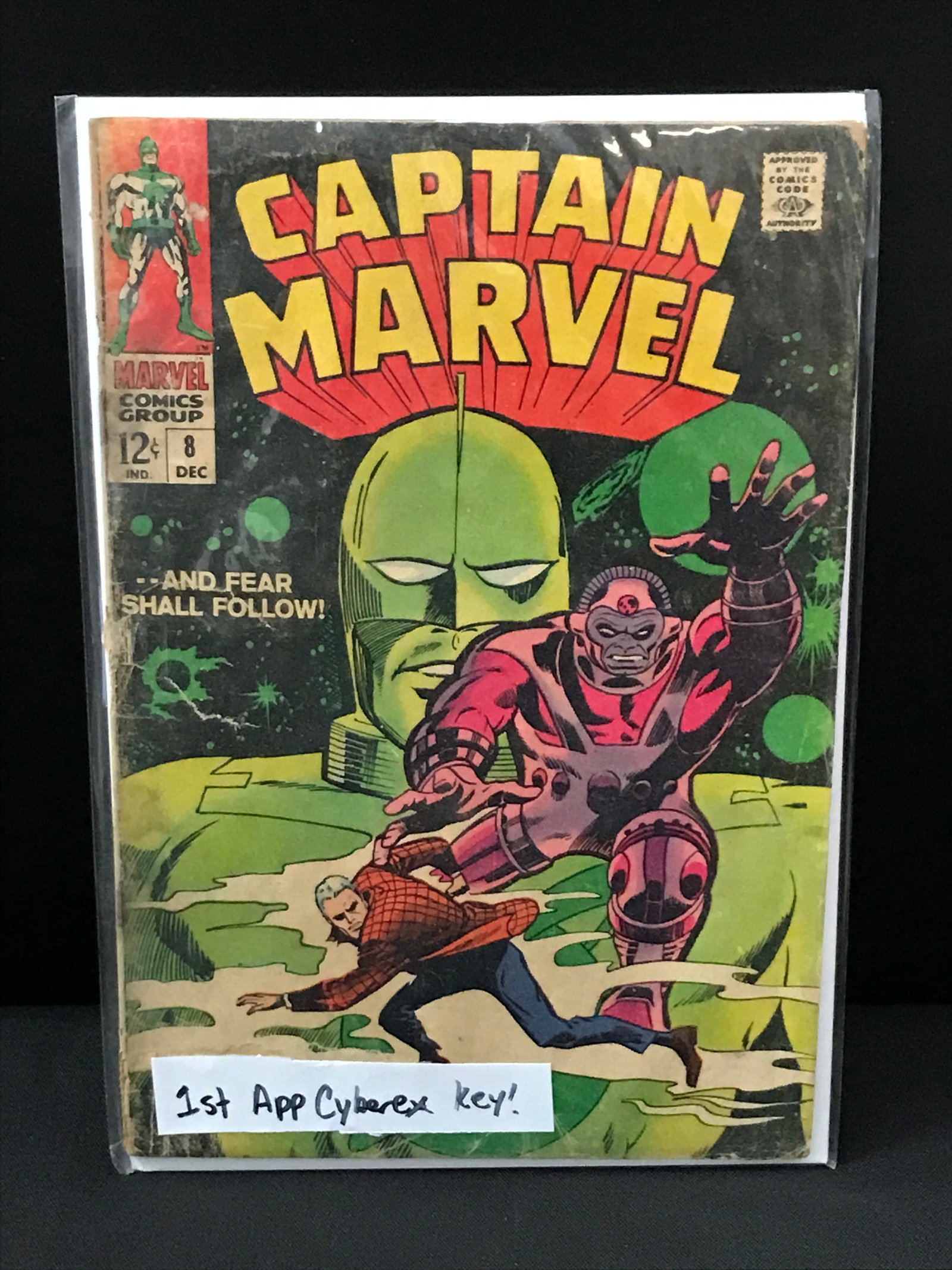 CAPTAIN MARVEL #8 1ST APP CYBEREX - MARVEL COMICS: Prices are in Canadian dollars