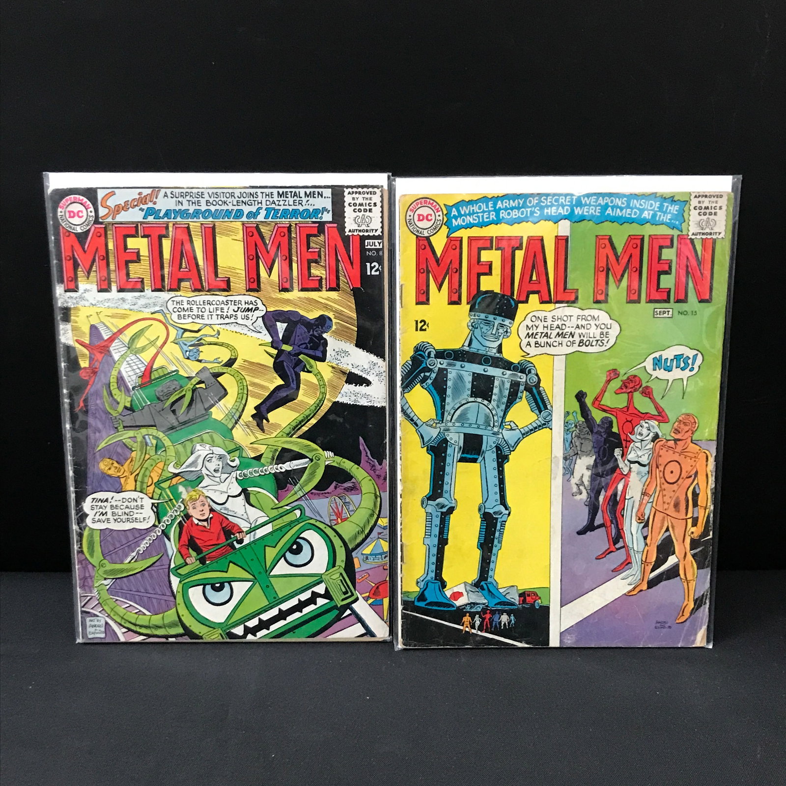 LOT OF 2 METAL HEAD COMICS #8 & #15 - DC COMICS: Prices are in Canadian dollars