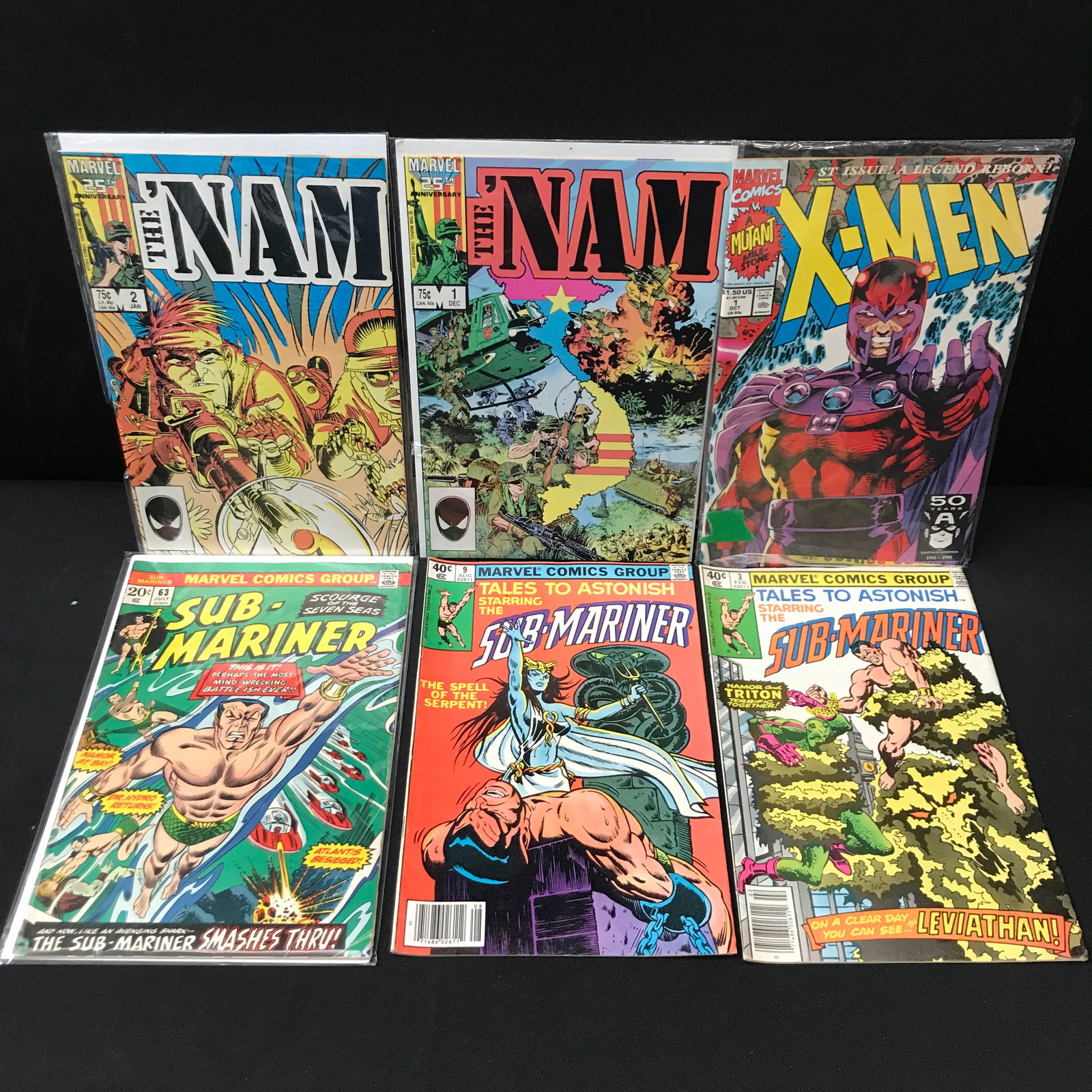 LOT OF 6 MIXED TITLE COMICS - MARVEL COMICS (1 of 1)