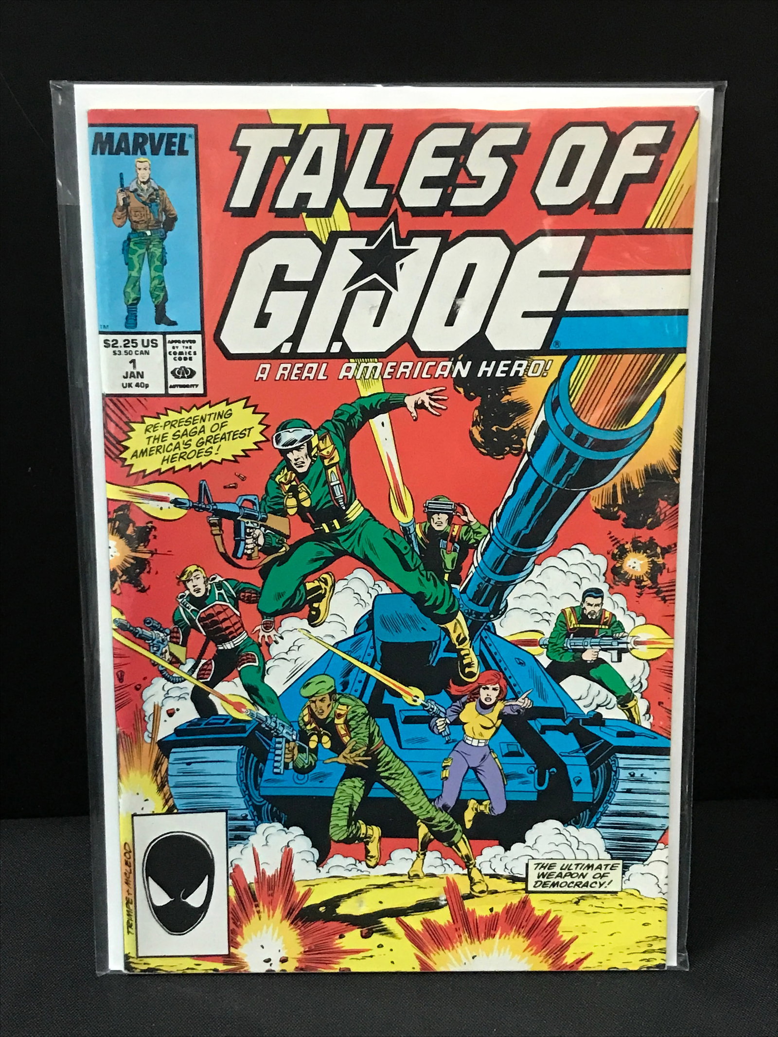 TALES OF G.I JOE #1 - MARVEL COMICS: Prices are in Canadian dollars