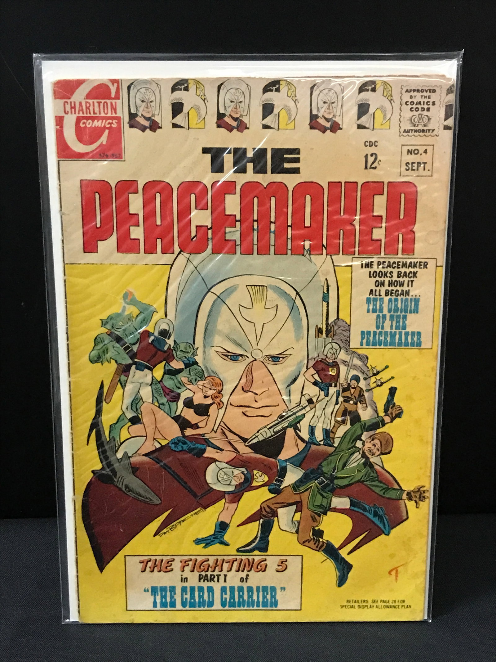 THE PEACEMAKER #4 - CHARLTON COMICS: Prices are in Canadian dollars