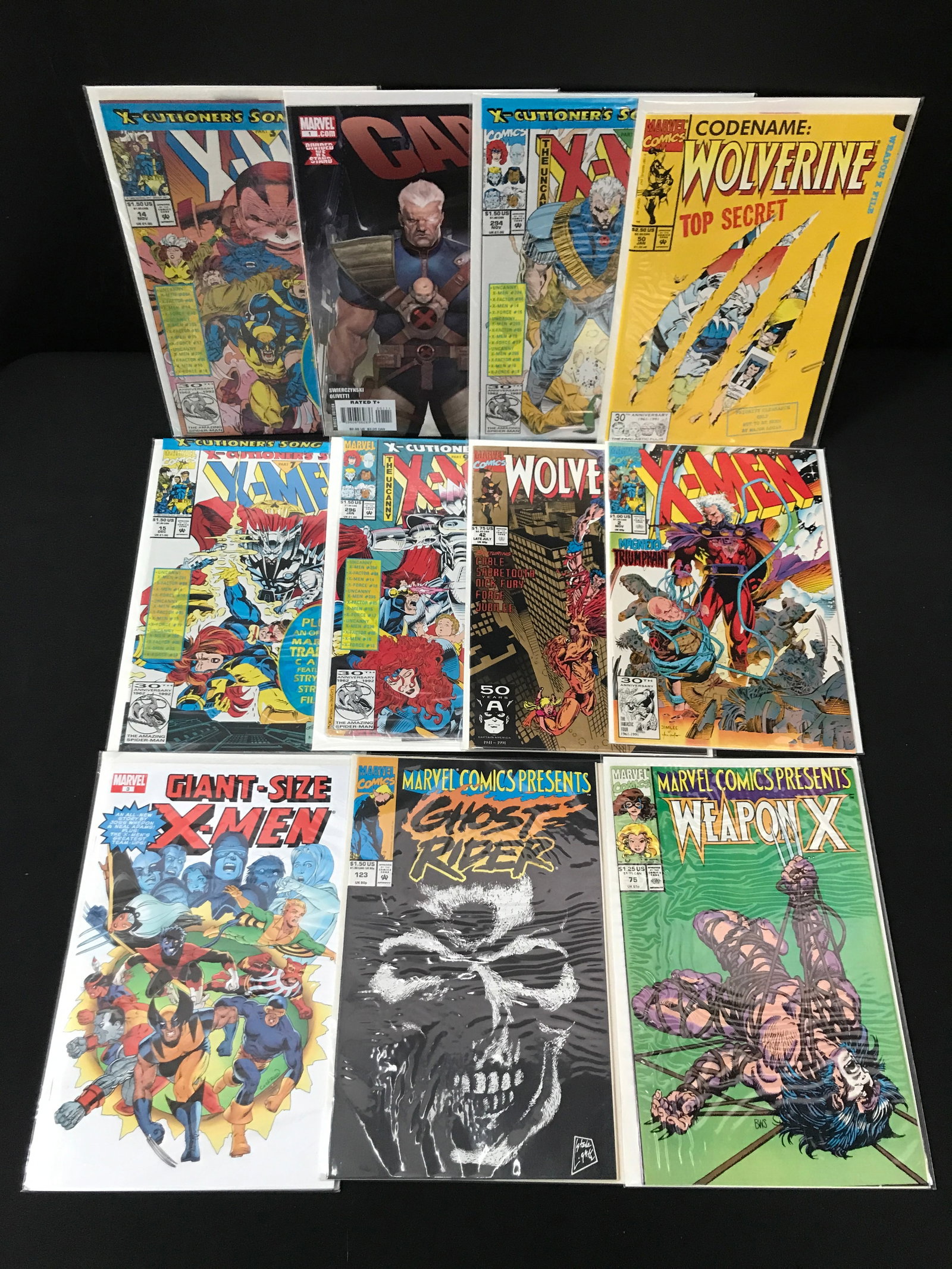 LOT OF 11 MIXED TITLE COMICS - MARVEL COMICS (1 of 1)
