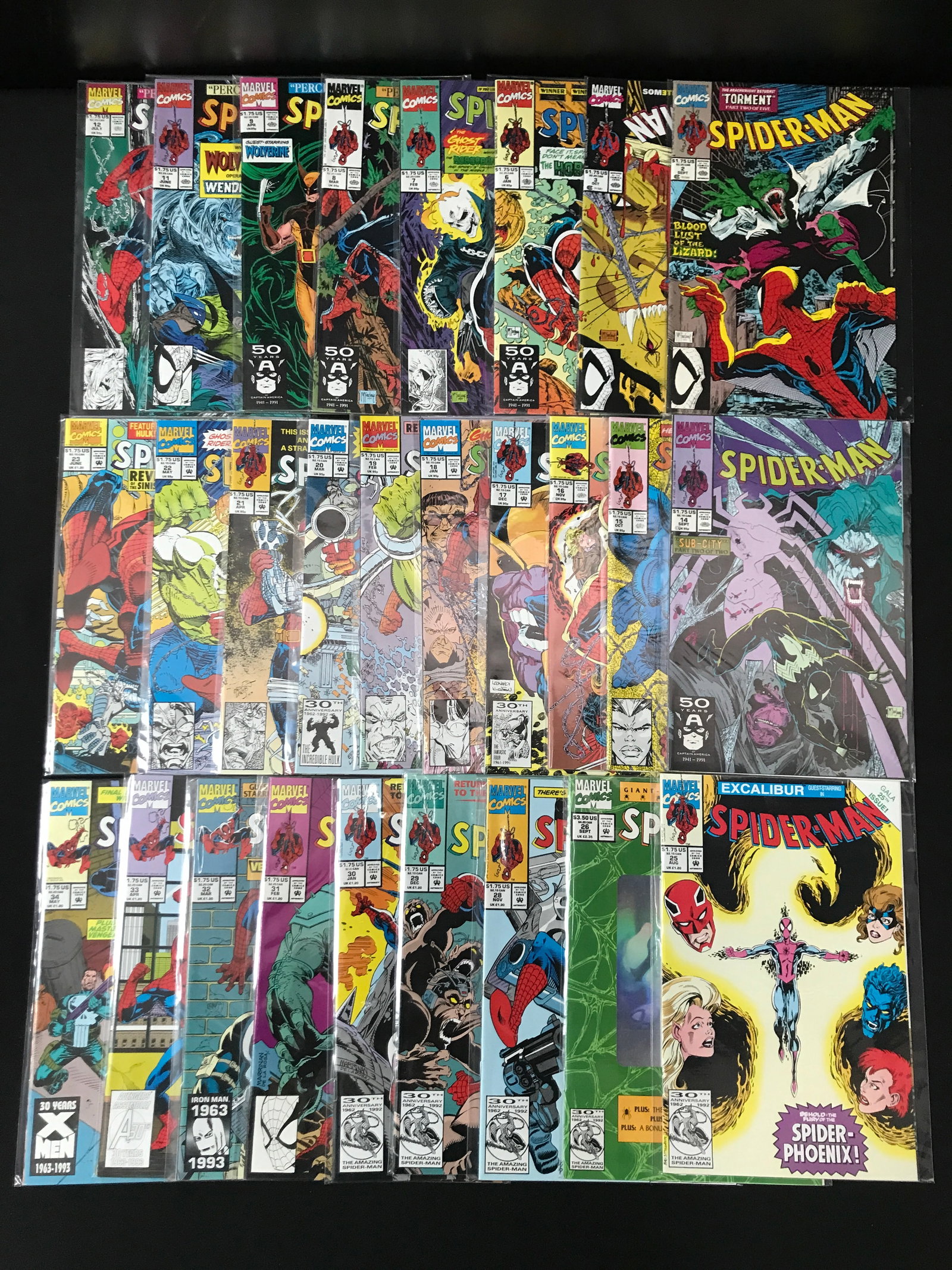LARGE LOT OF SPIDERMAN COMICS - MARVEL COMICS (1 of 1)