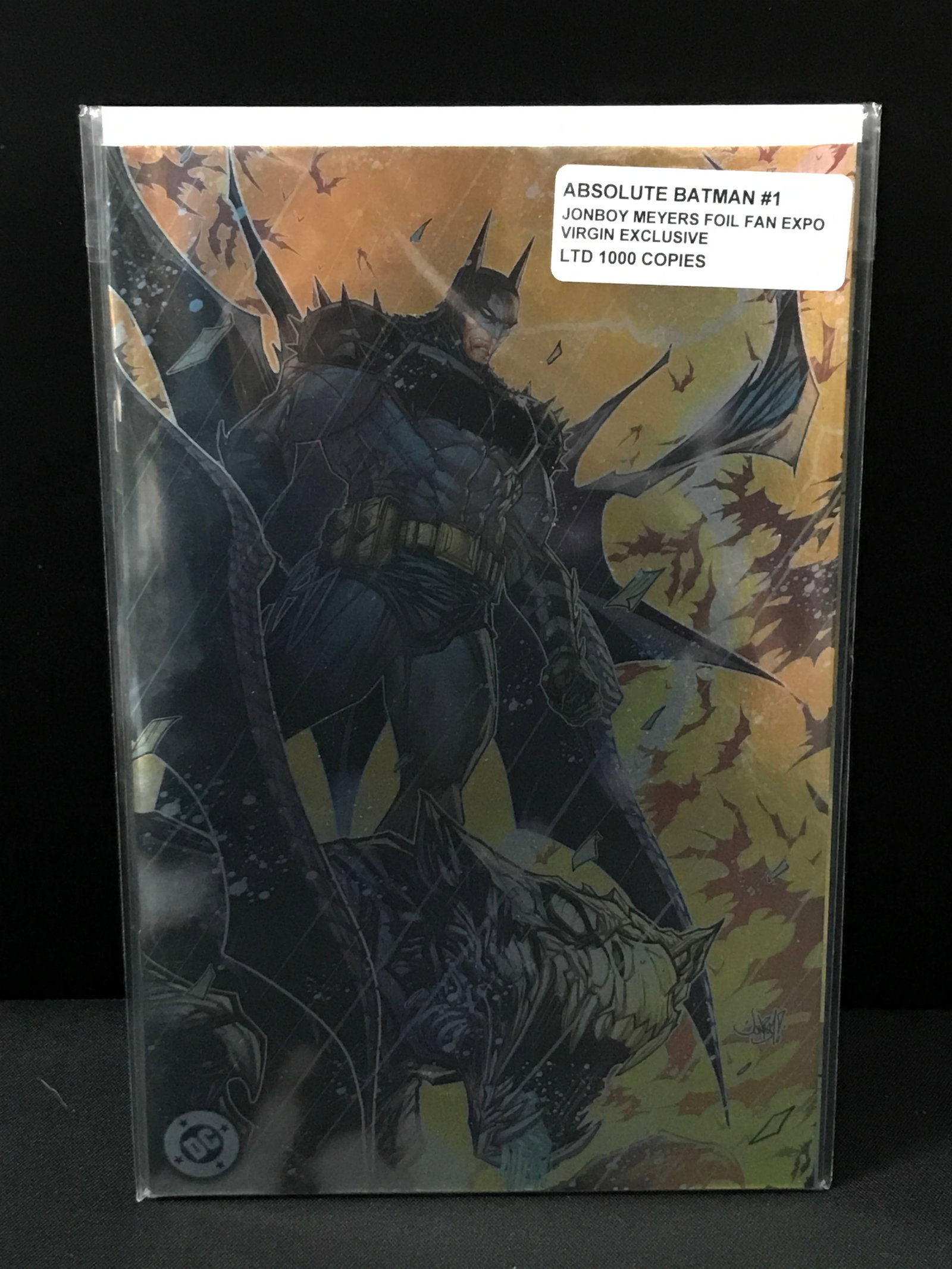 ABSOLUTE BATMAN #1 JONBOY MEYERS FOIL FAN EXPO VIRGIN EXCLUSIVE LTD 1,000 COPIES - DC COMICS: Prices are in Canadian dollars