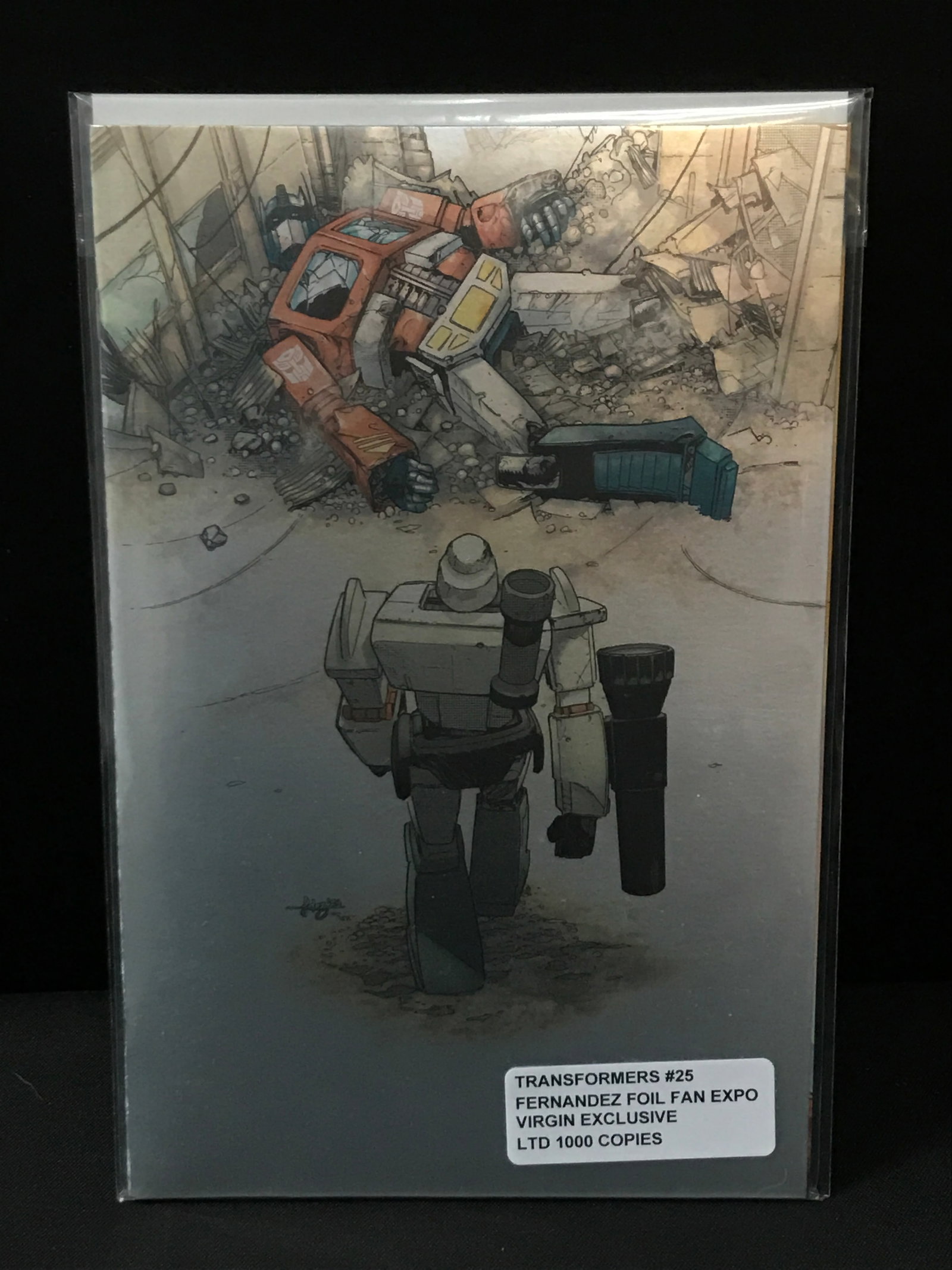 TRANSFORMERS #25 FERNANDEZ FOIL FAN EXPO EXCLUSIVE LIMITED TO 1,000 COPIES - MARVEL COMICS: Prices are in Canadian dollars