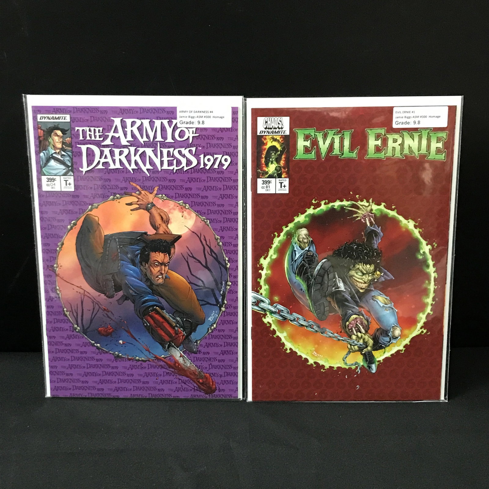 LOT OF 2 COMICS - INCLUDING ARMY OF DARKNESS #4: Prices are in Canadian dollars