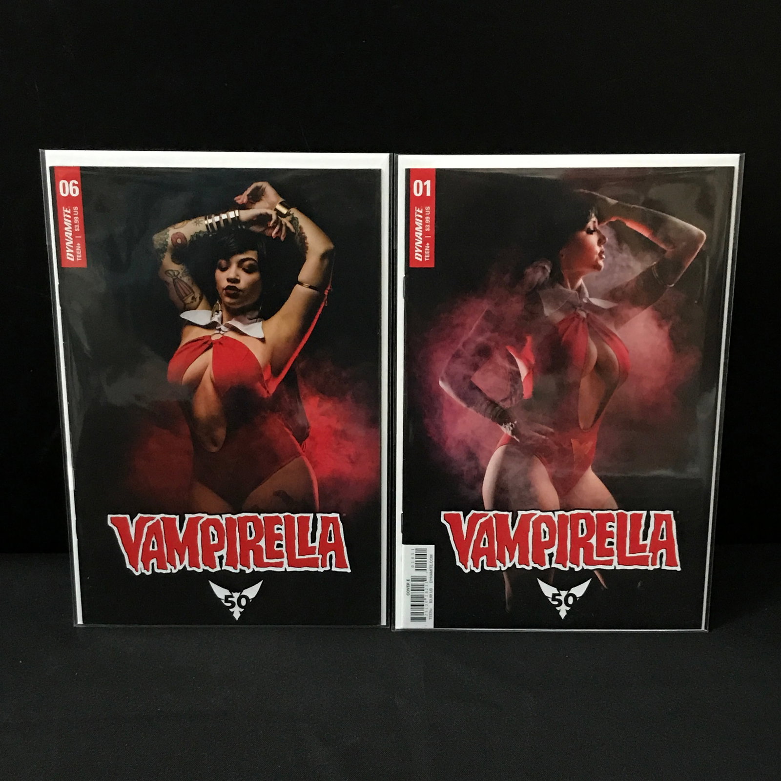 LOT OF 2 VAMPIRELLA COMICS #1 & #6 - DYNAMITE: Prices are in Canadian dollars