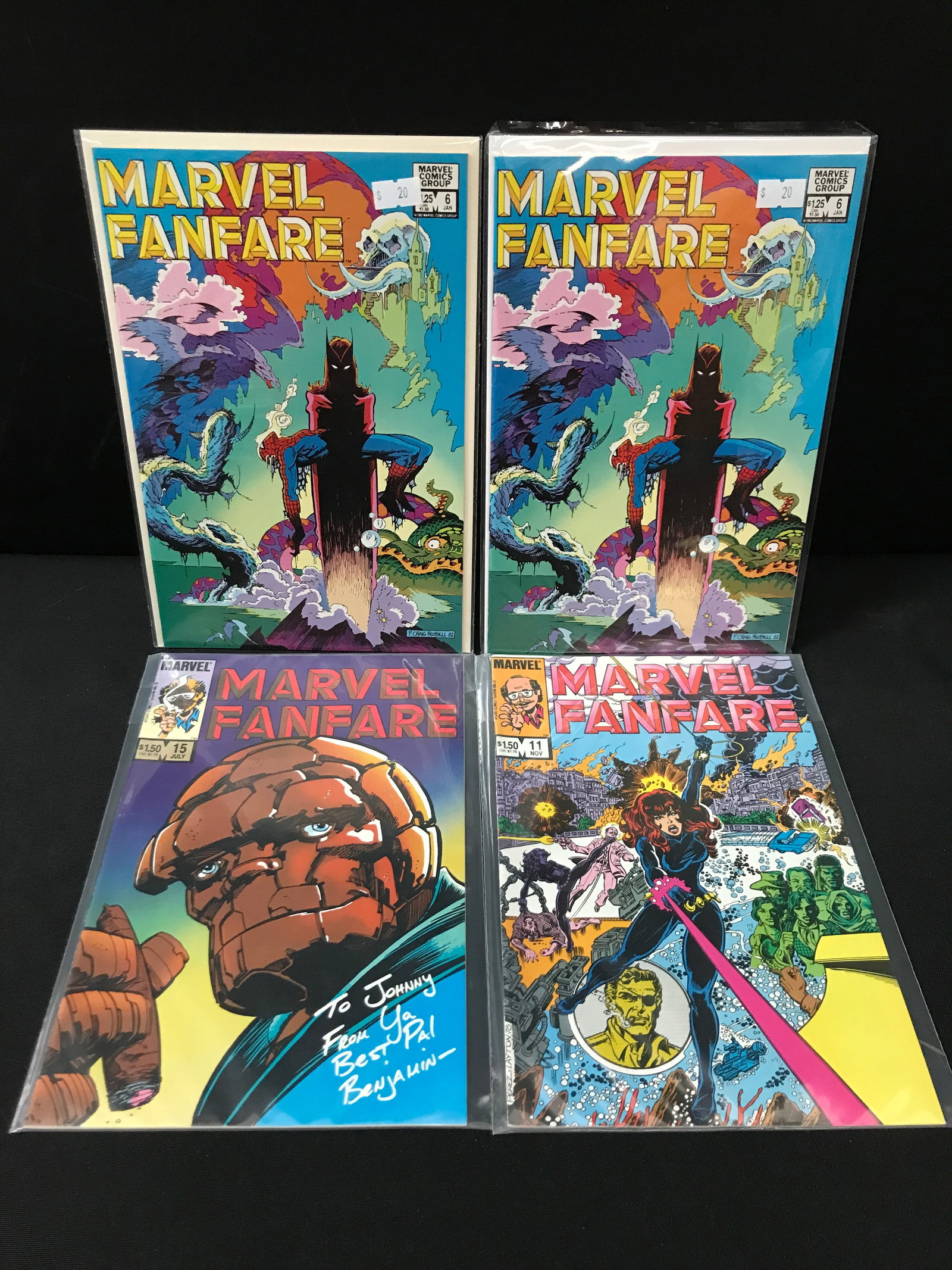 LOT OF 4 MARVEL FANFARE COMICS - MARVEL COMICS (1 of 1)