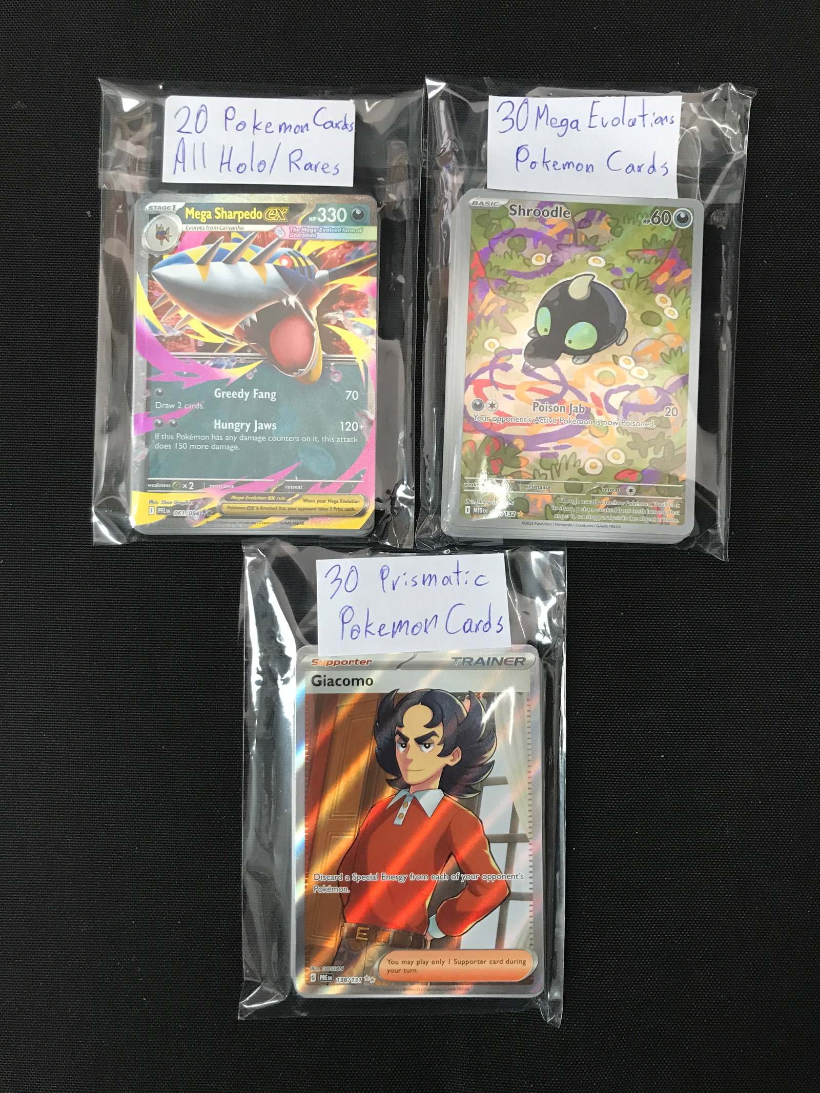 LOT OF 80 POKEMON TCG TRADING CARDS - INCLUDING 30 MEGA EVOLUTION: Prices are in Canadian dollars