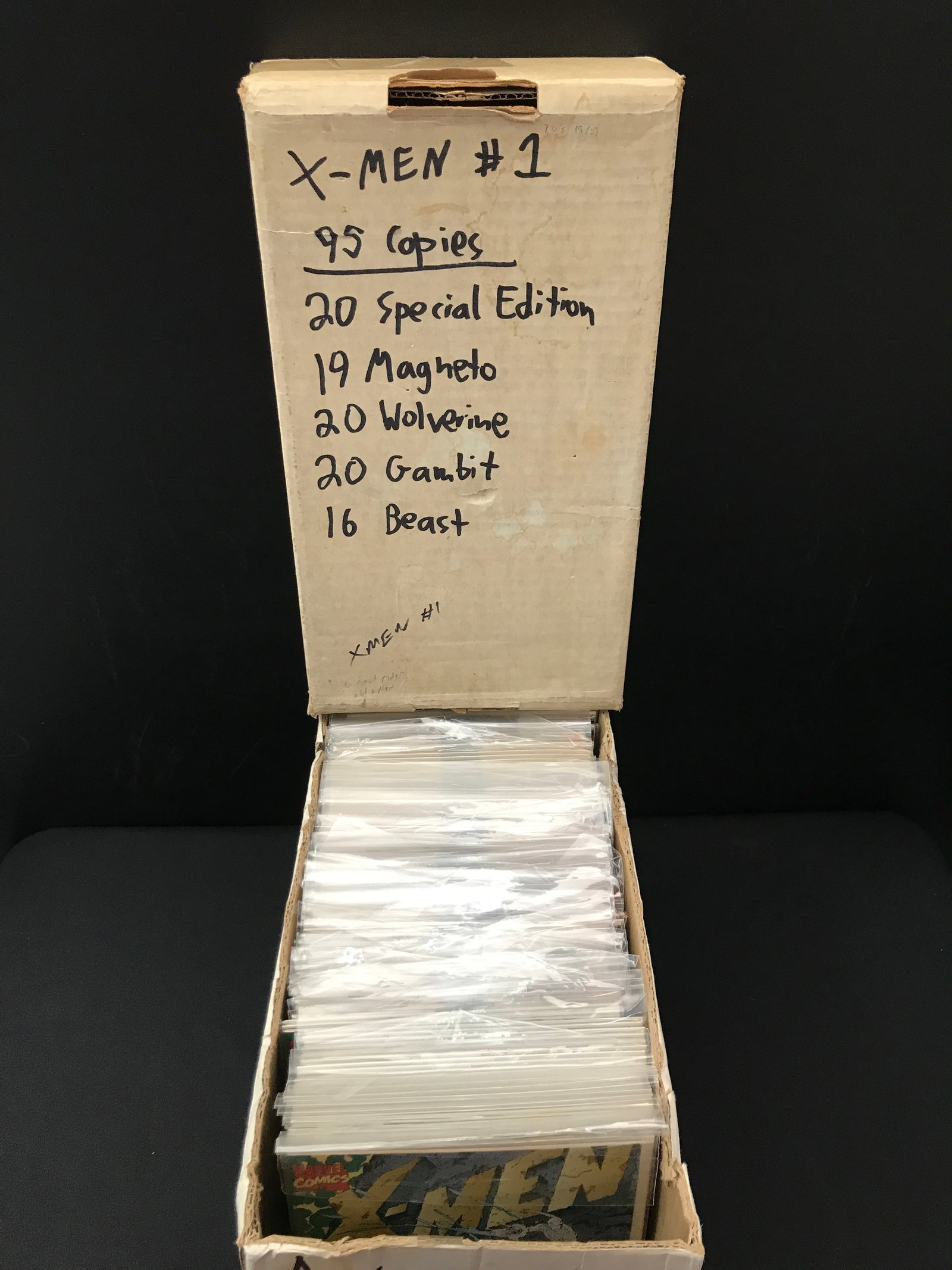 LOT OF 95 COPIES OF X-MEN #1: Prices are in Canadian dollars