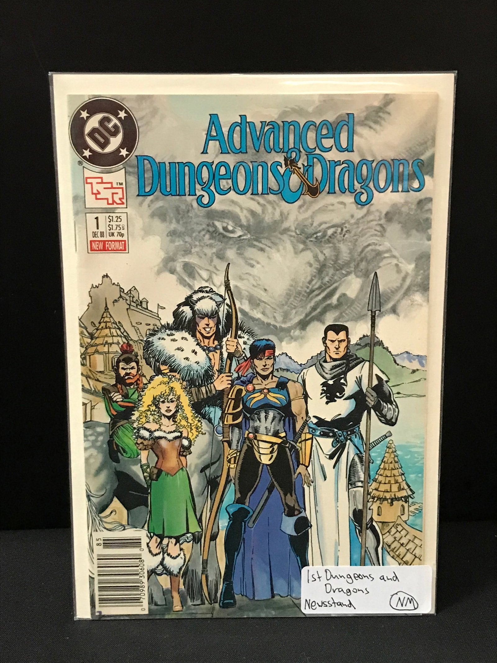 ADVANCED DUNGEONS AND DRAGONS #1 NEWSSTAND EDITION - DC COMICS: Prices are in Canadian dollars