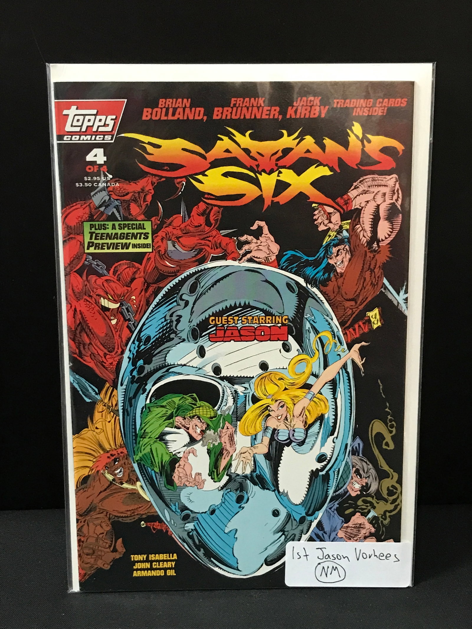 SATANS SIX #4 OF 4 - 1ST JASON VORHEES - TOPPS COMICS (1 of 1)