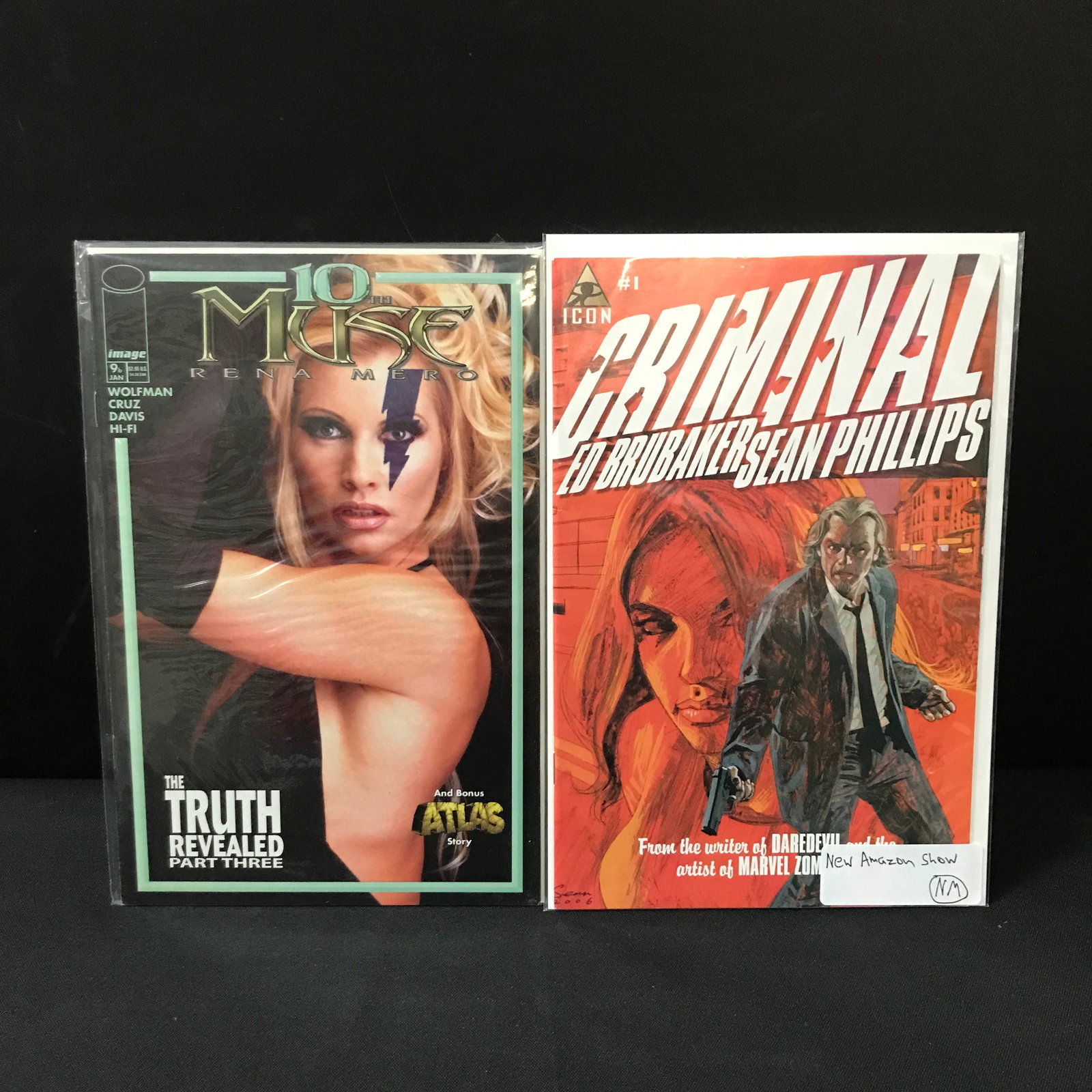 LOT OF 2 COMICS - INCLUDING CRIMINAL (NEW AMAZON SHOW): Prices are in Canadian Dollars