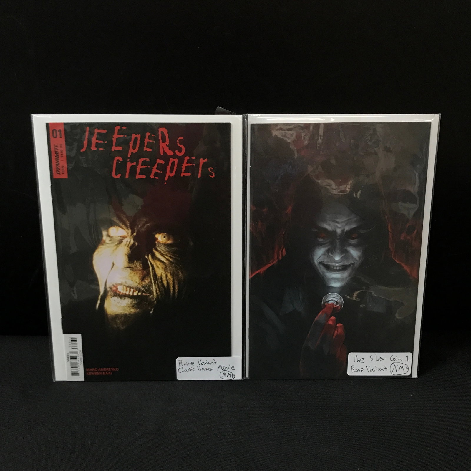 LOT OF 2 #1 HORROR COMICS - INCLUDING JEEPERS CREEPERS RARE VARIANT: Prices are in Canadian Dollars