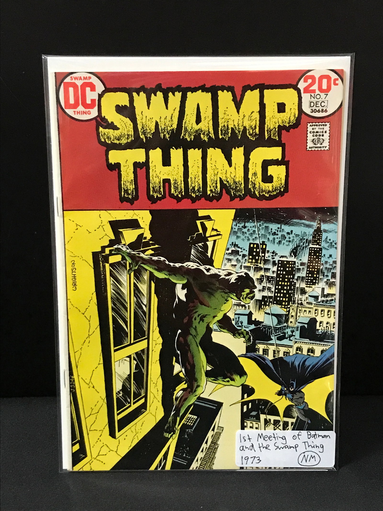 SWAMP THING #7 (1973) 1ST MEETING OF BATMAN AND SWAMP THING - DC COMICS: Prices are in Canadian Dollars