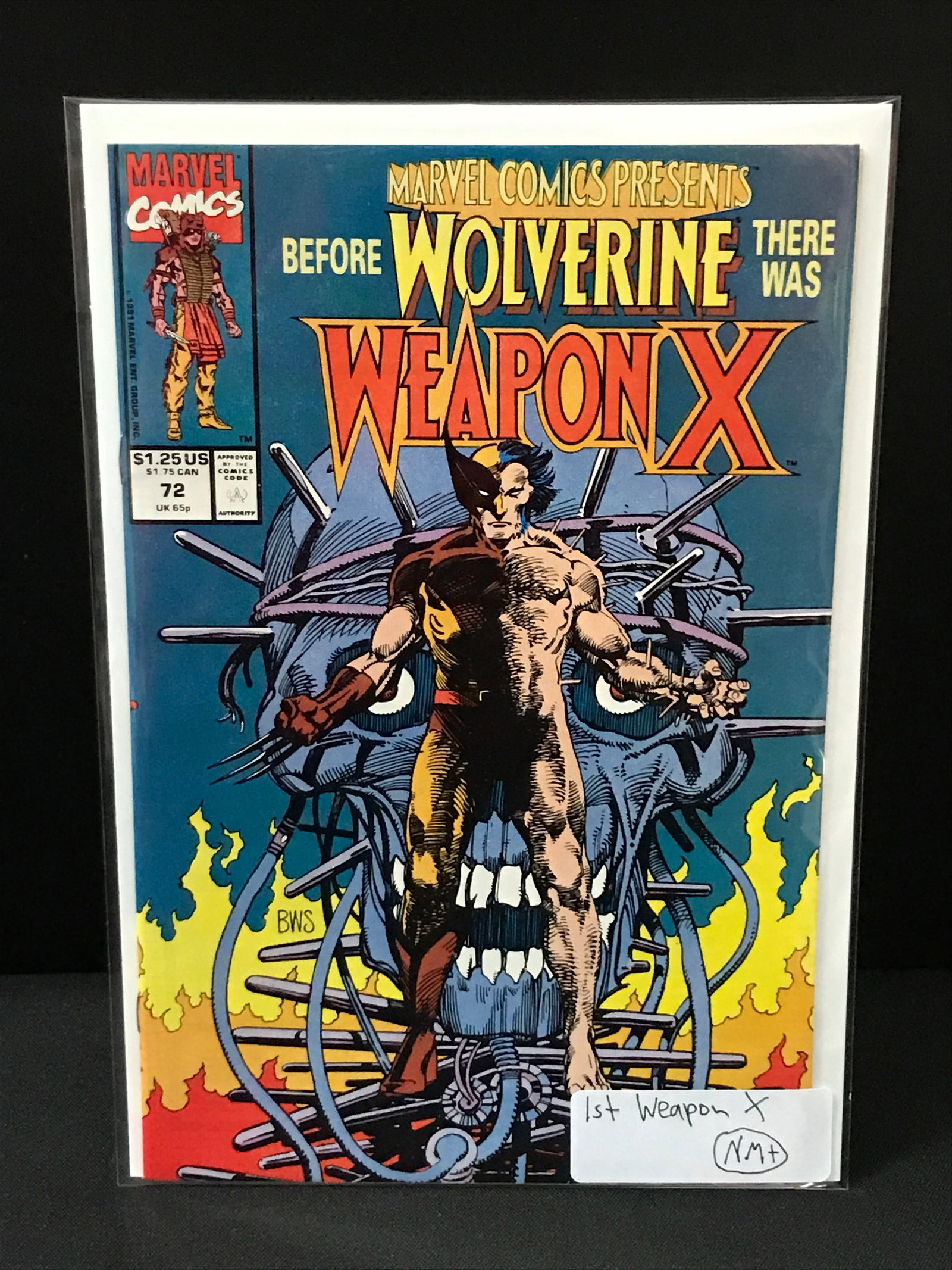 MARVEL COMICS PRESENTS WEAPON X #72 1ST WEAPON X - MARVEL COMICS: Prices are in Canadian Dollars