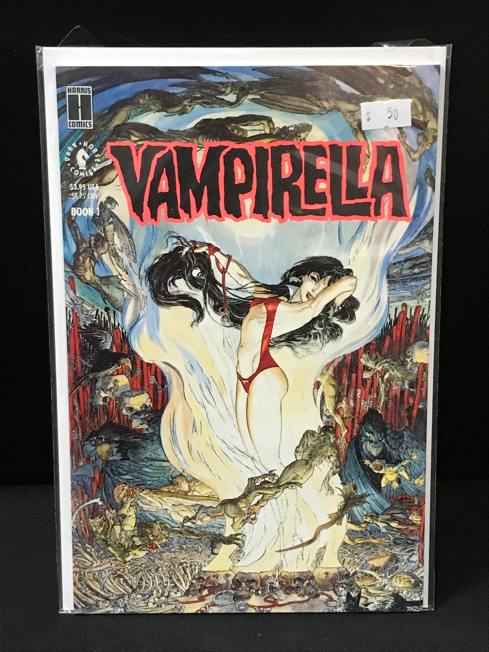 VAMPIRELLA BOOK #1 - HARRIS COMICS: Prices are in Canadian Dollars