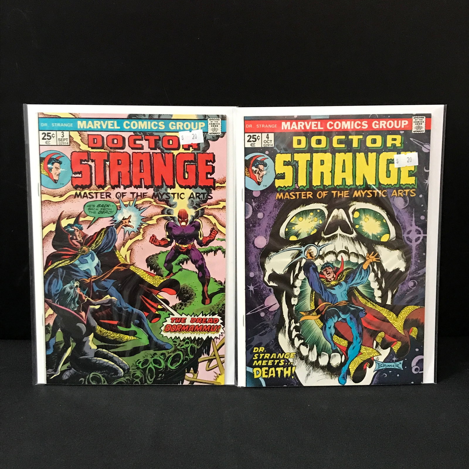 LOT OF 2 DOCTOR STRANGE COMICS #3-4 - MARVEL COMICS (1 of 1)