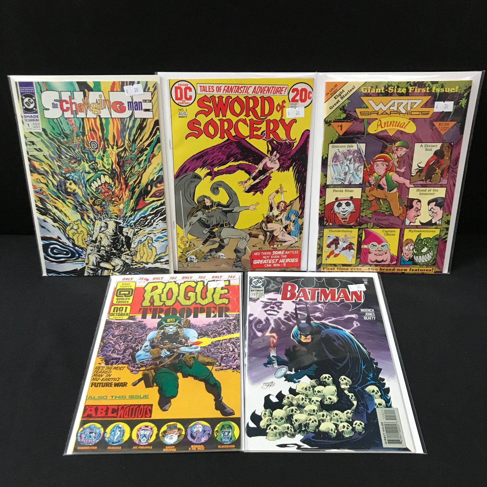 LOT OF 5 MIXED TITLE COMICS - VARIOUS PUBLISHERS (1 of 1)