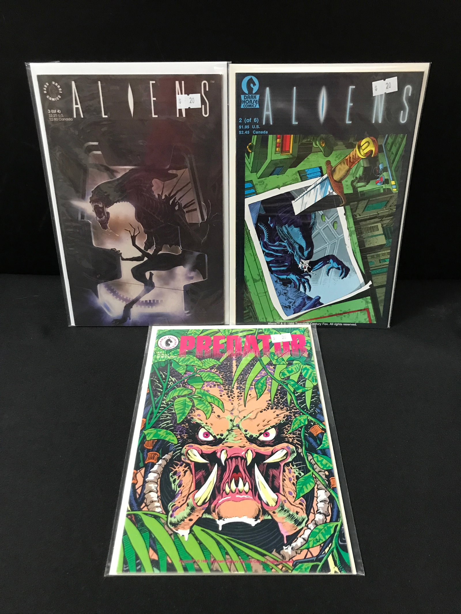 LOT OF 3 MIXED TITLE COMICS - DARK HORSE COMICS: Prices are in Canadian Dollars