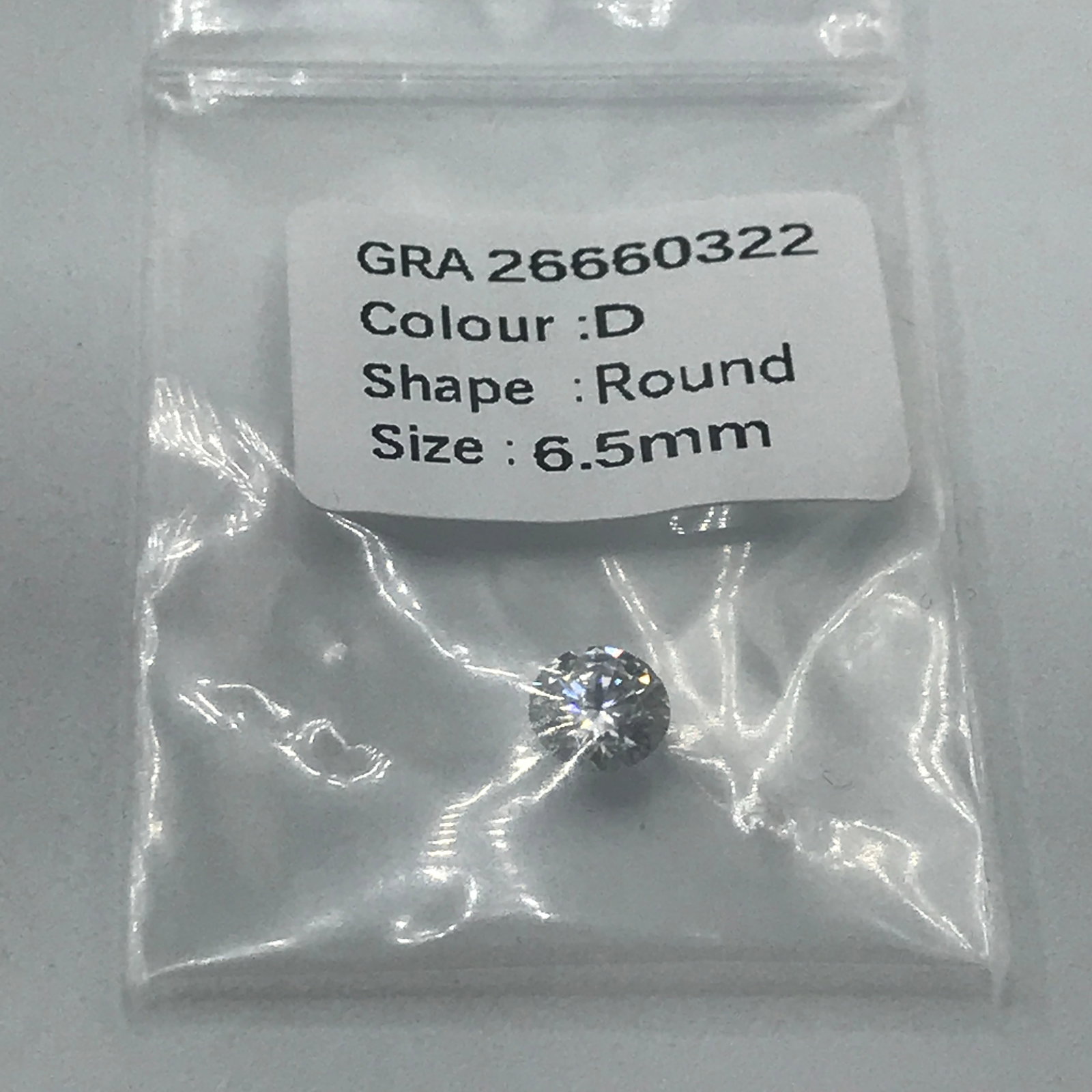 1CT MOISSANITE BRILLIANT D WITH GRA REPORT: Prices are in Canadian dollars