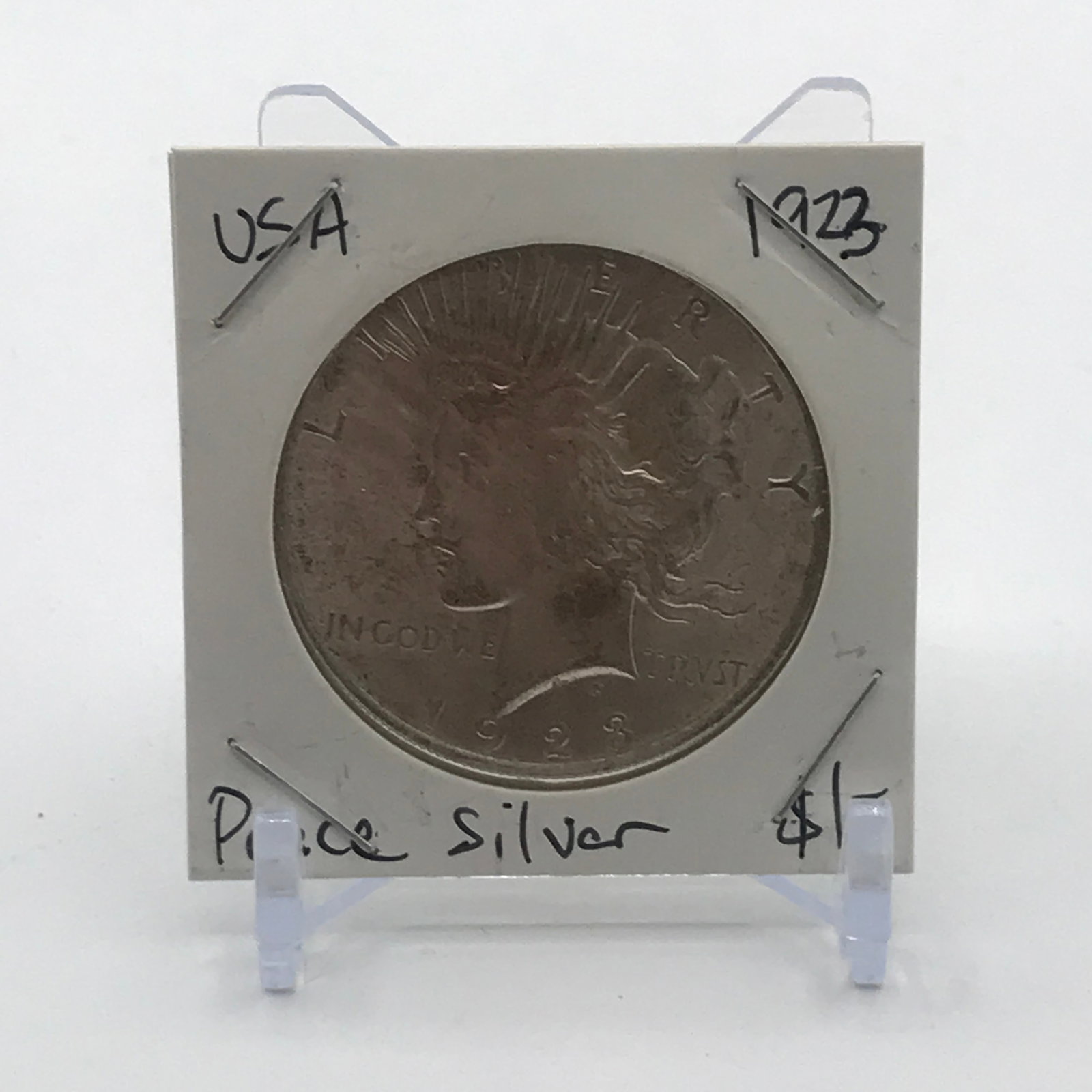 PEACE SILVER DOLLAR - MINTED IN 1923: Prices are in Canadian dollars