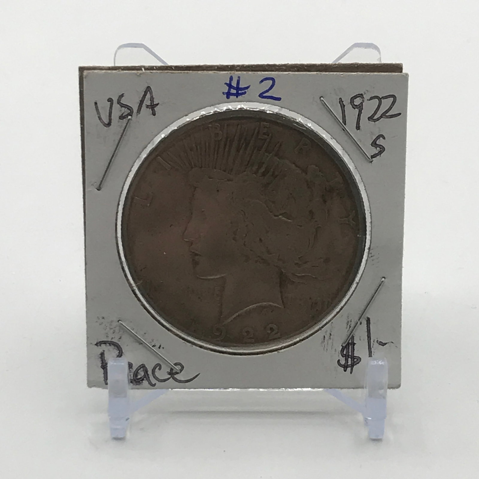 PEACE SILVER DOLLAR - MINTED IN 1922 IN SAN FRANCISCO (1 of 2)