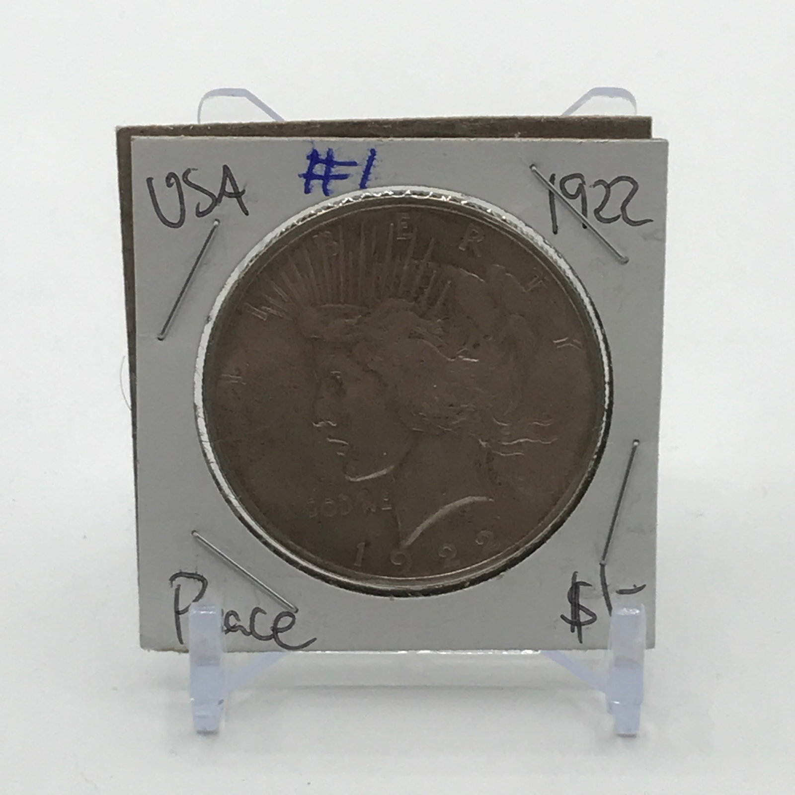 PEACE SILVER DOLLAR - MINTED IN 1922 (1 of 2)
