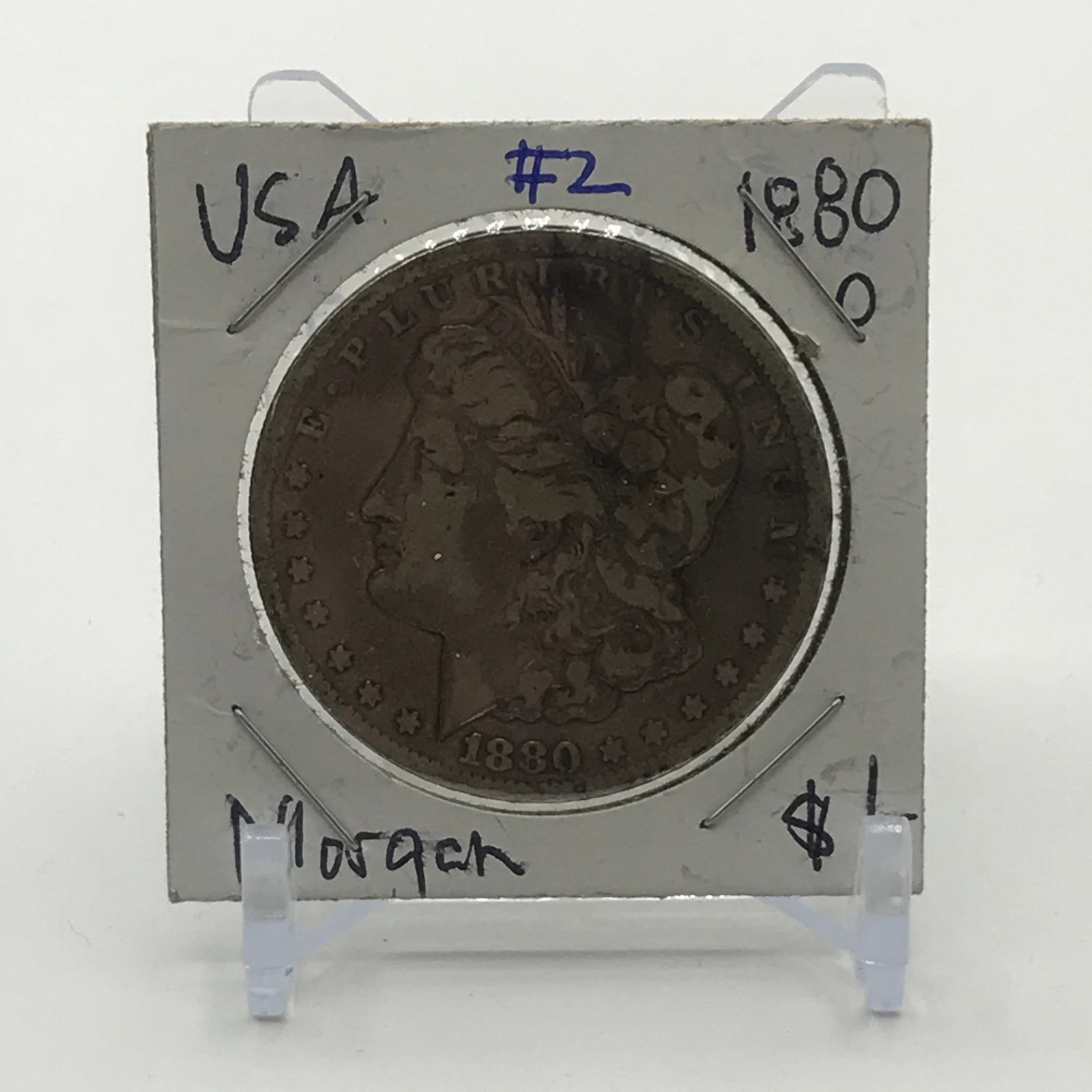 MORGAN SILVER DOLLAR - MINTED IN 1880 IN NEW ORLEANS: Prices are in Canadian dollars