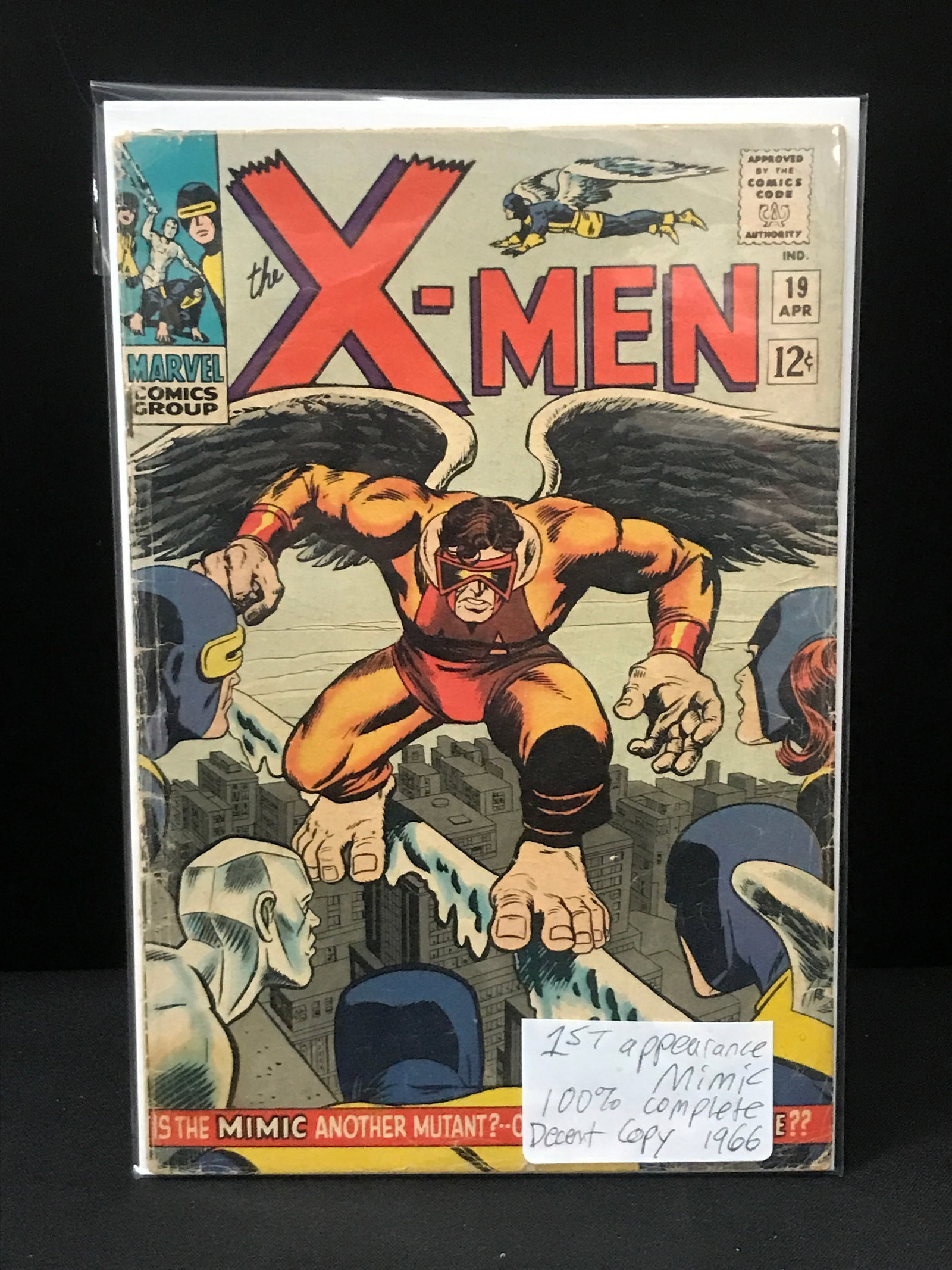 THE X-MEN #19 (1966) 1ST APP MIMIC COMPLETE COPY - MARVEL COMICS (1 of 1)