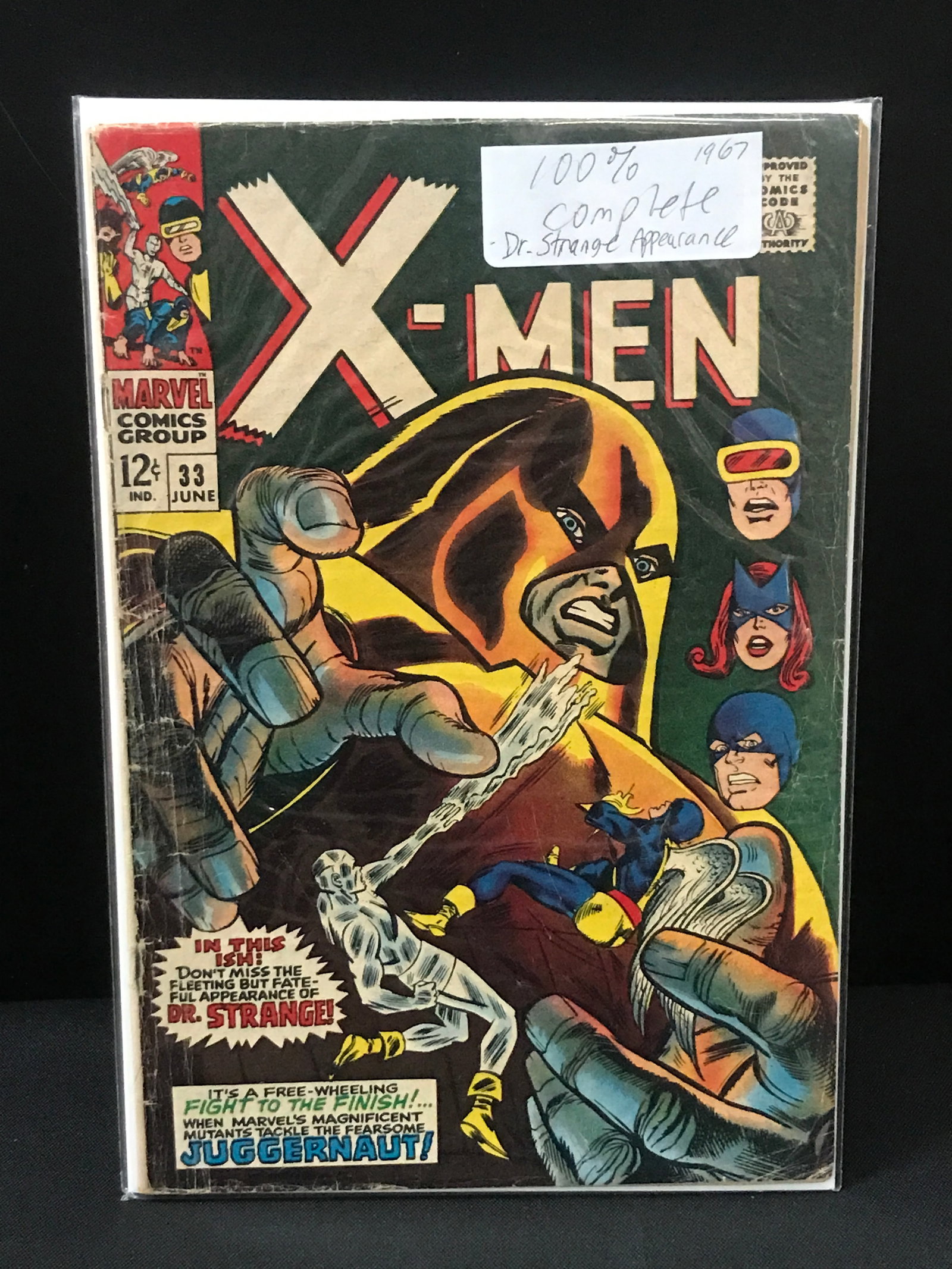 THE X-MEN #33 (1967) 100% COMPLETE - MARVEL COMICS (1 of 1)