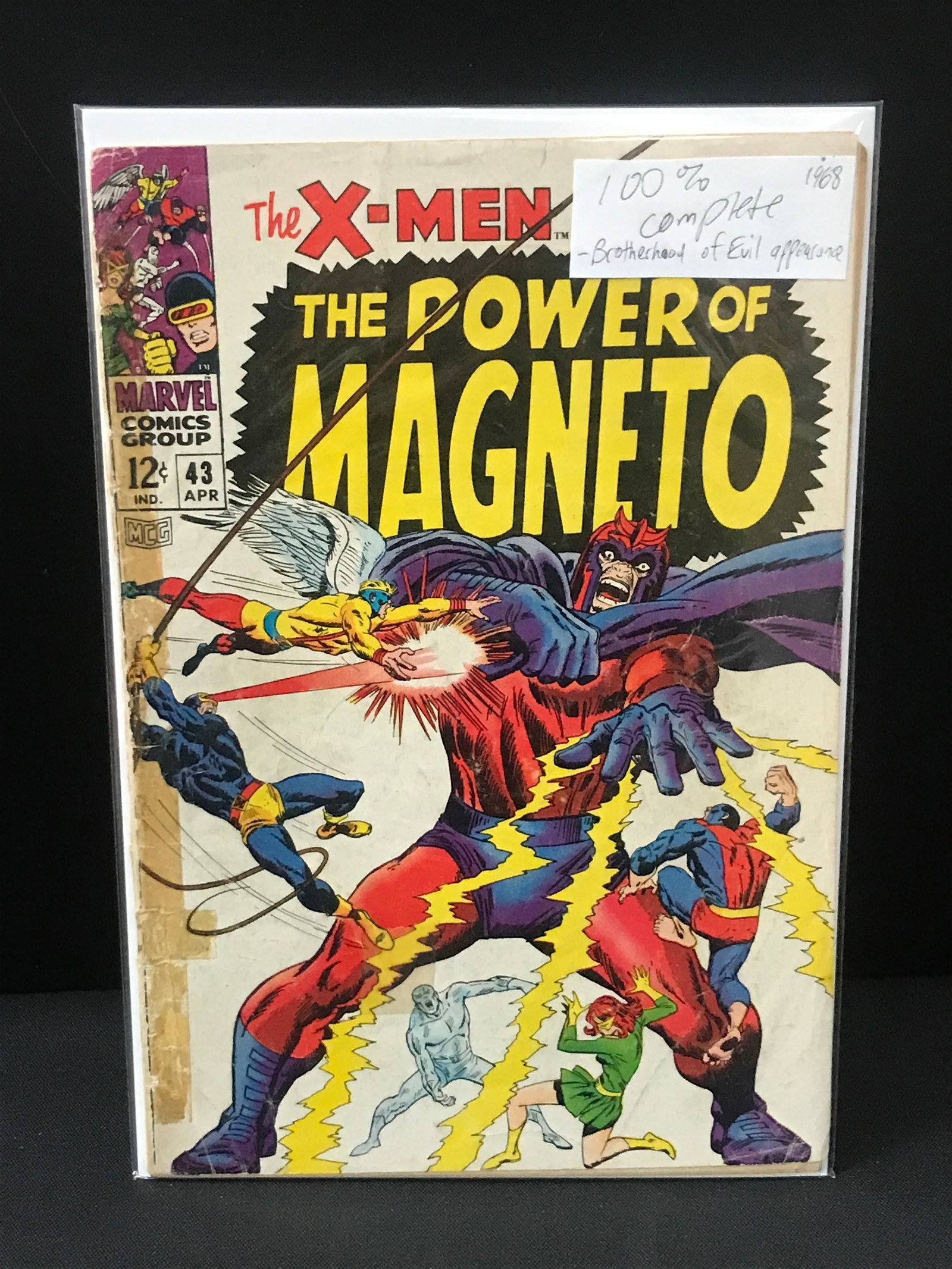 THE X-MEN #43 (1968) 100% COMPLETE - MARVEL COMICS (1 of 1)