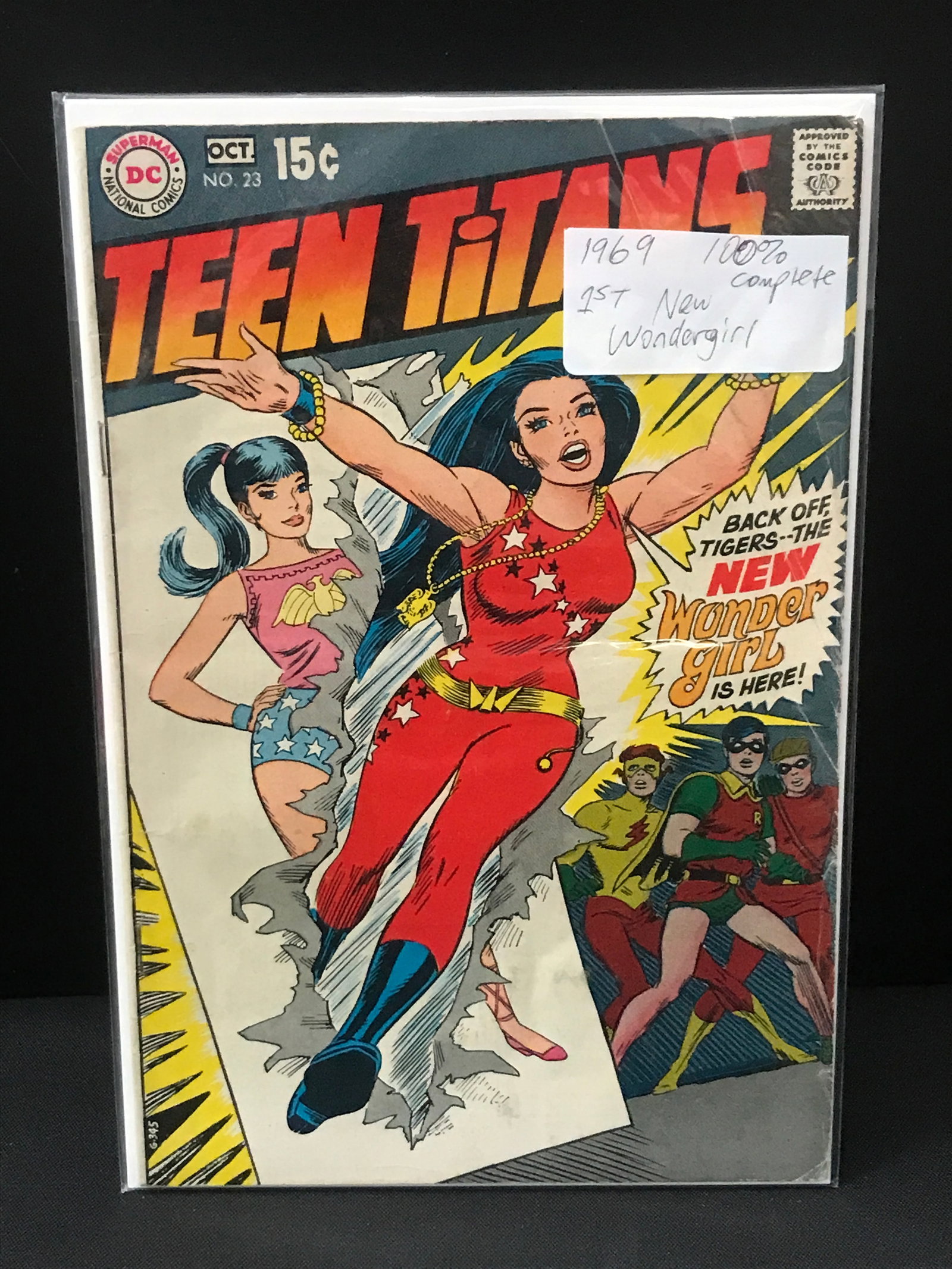 TEEN TITANS #23 (1969) 1ST APP NEW WONDERGIRL - DC COMICS (1 of 1)