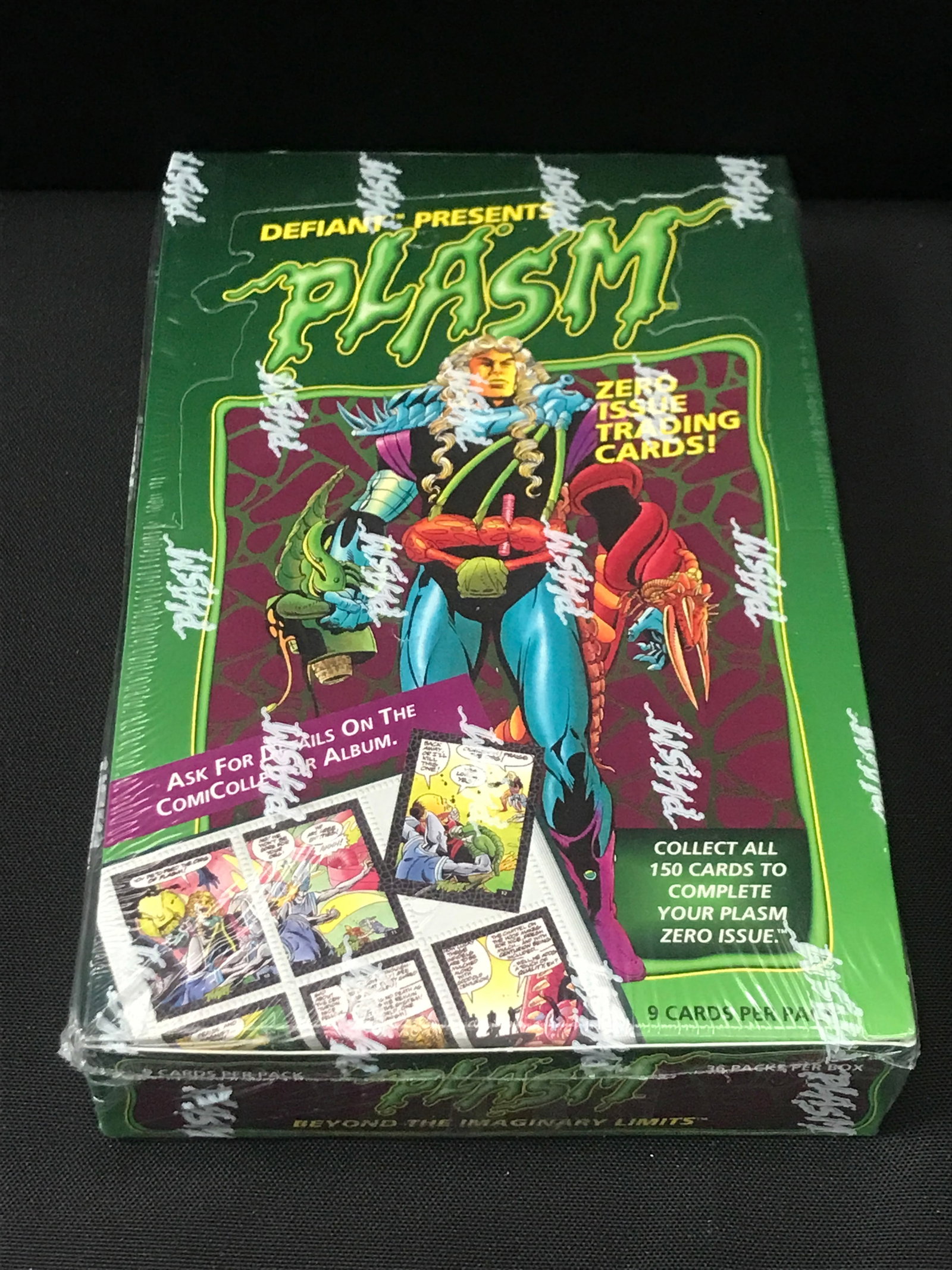 DEFIANCE PRESENTS PLASM BEYOND THE IMAGINARY LIMITS SEALED TRADING CARD BOX: Prices are in Canadian dollars