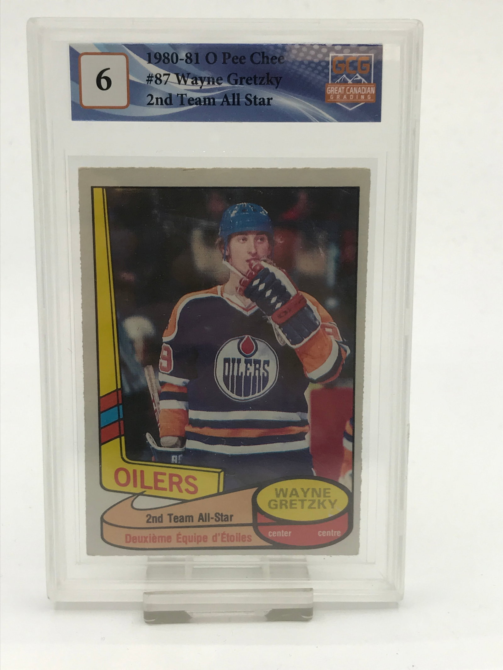 1980-81 OPC #87 WAYNE GRETZY 2ND TEAM ALL STAR - GCG GRADE 6: Prices are in Canadian dollars