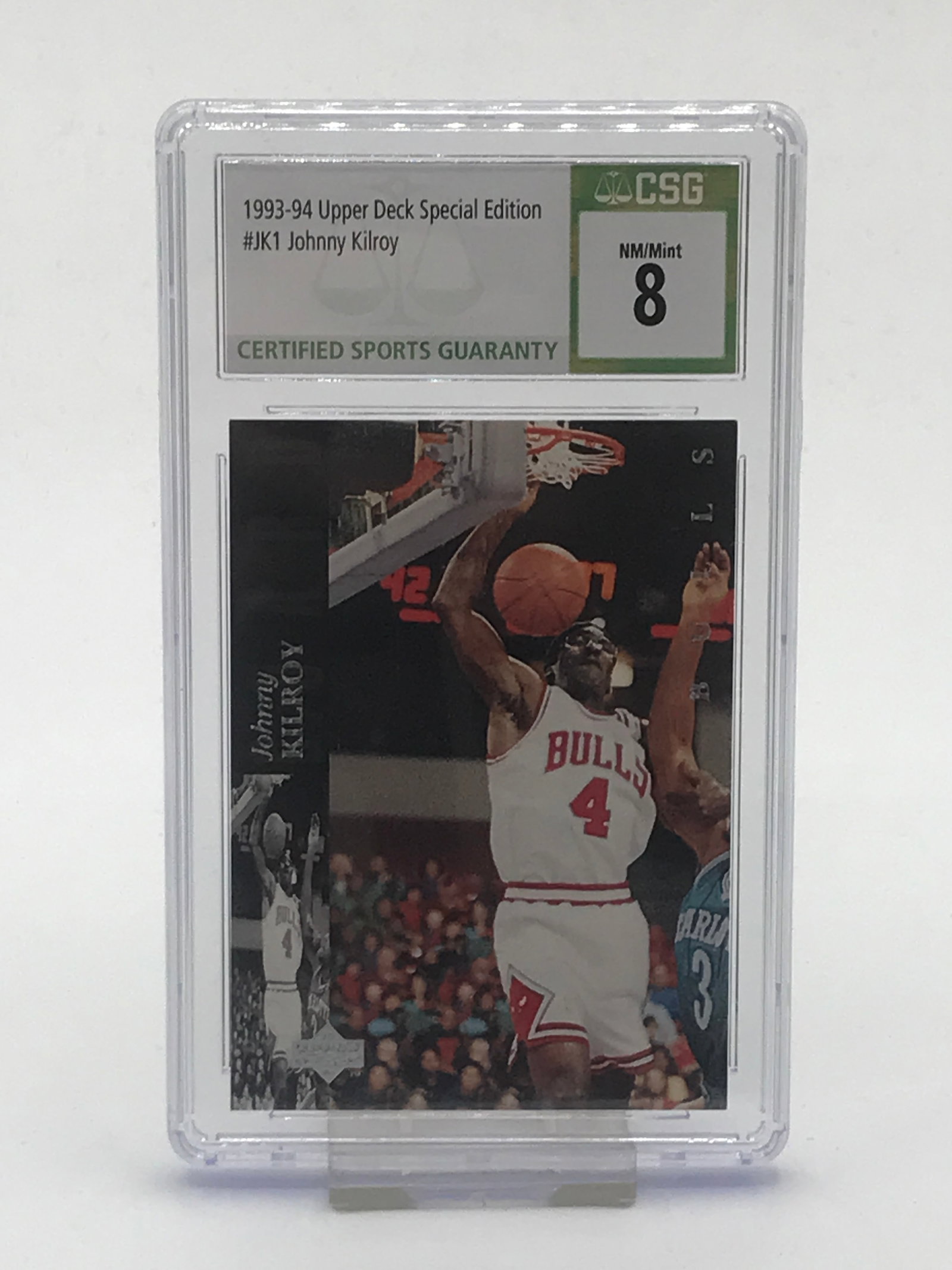 1993-94 UPPER DECK SPECIAL EDITION #JK1 JOHNNY KILROY TRADING CARD - CSG GRADE 8: Prices are in Canadian dollars