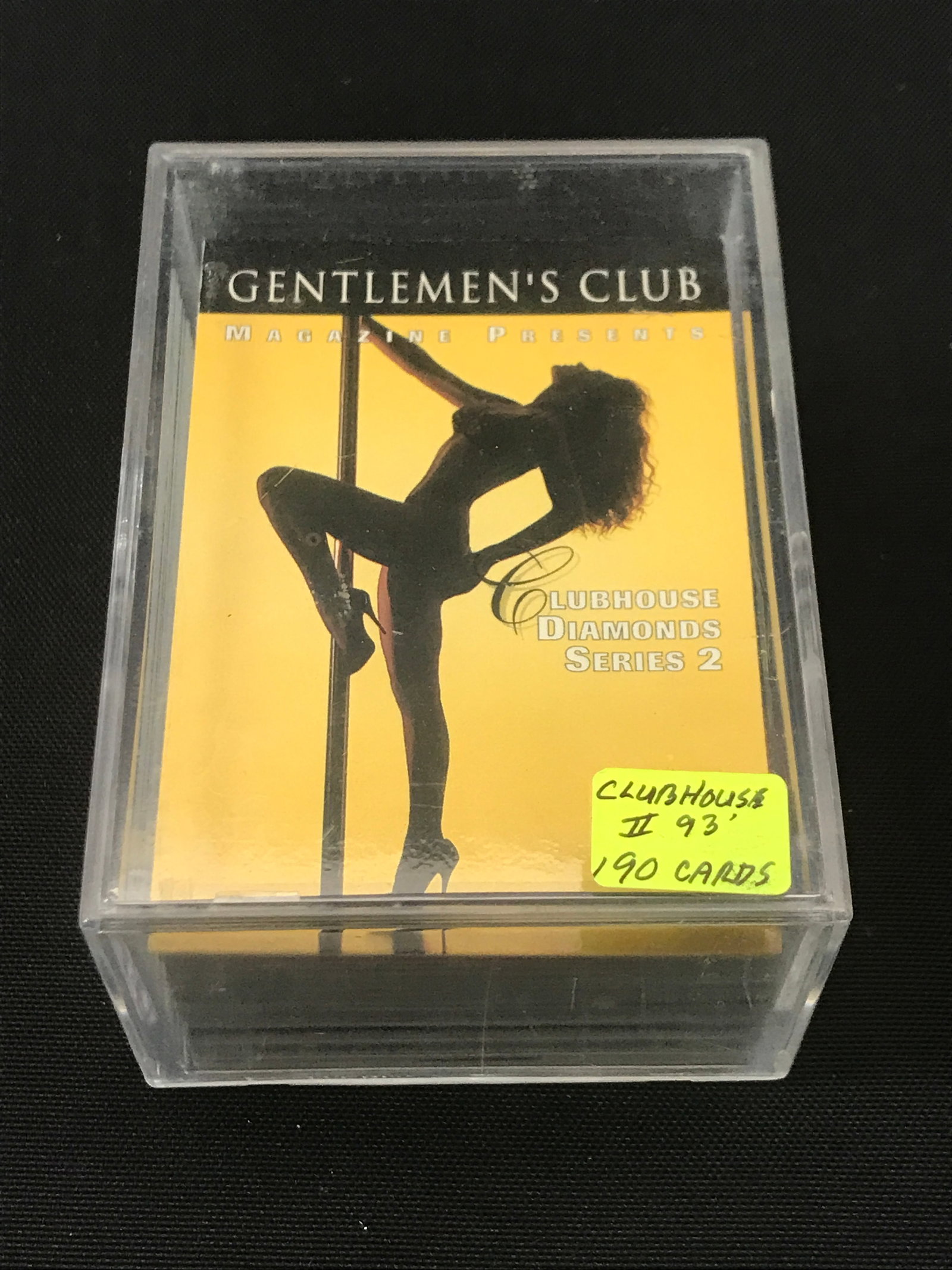 GENTLEMAN'S CLUB MAGAZINE PRESENTS CLUBHOUSE #2 (1993) 190 CARDS IN PROTECTIVE CASE (1 of 1)