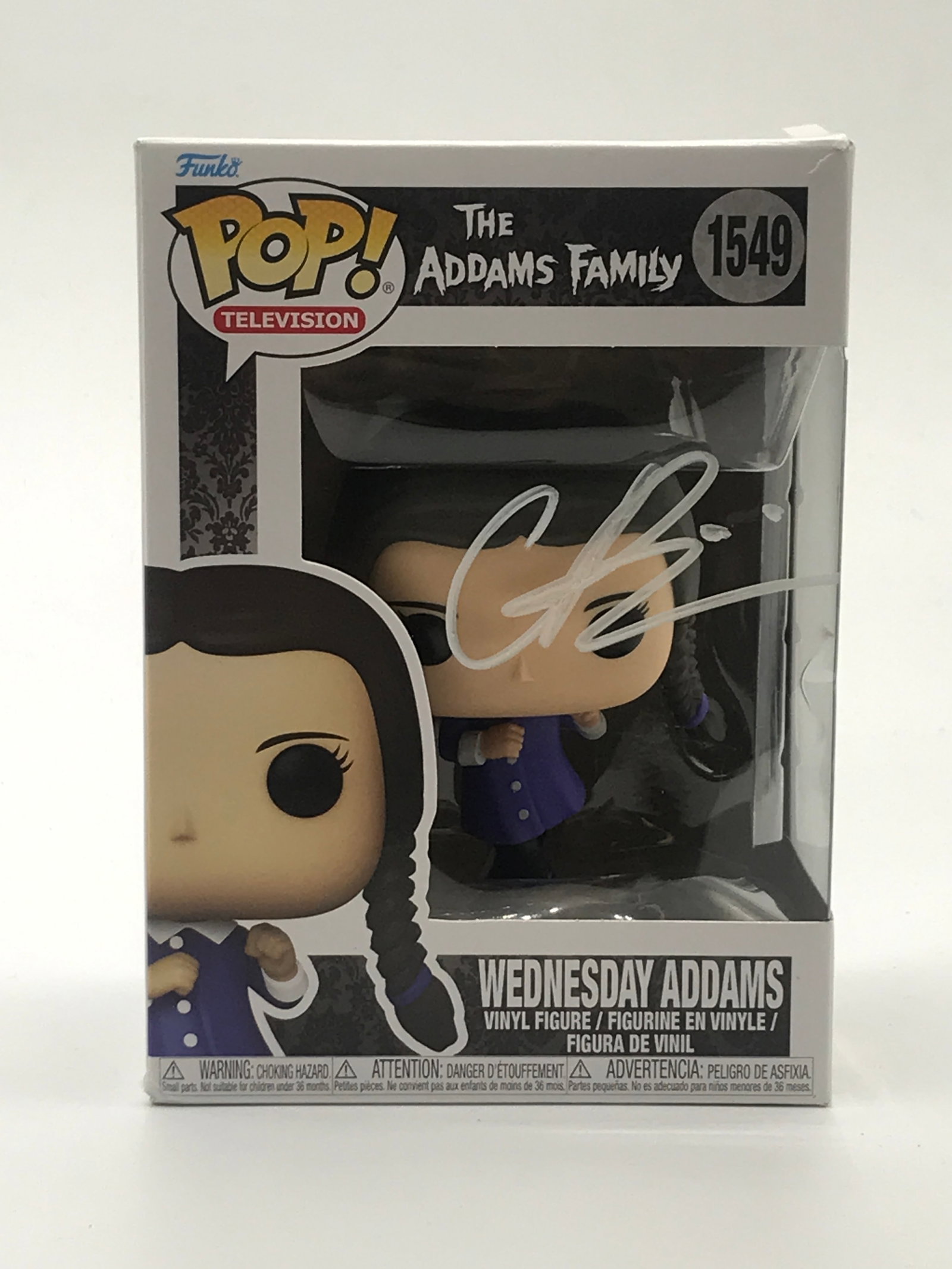 CHRISTINA RICCI SIGNED WEDNESDAY ADDAMS FUNKO POP - WWOC COA: Prices are in Canadian dollars