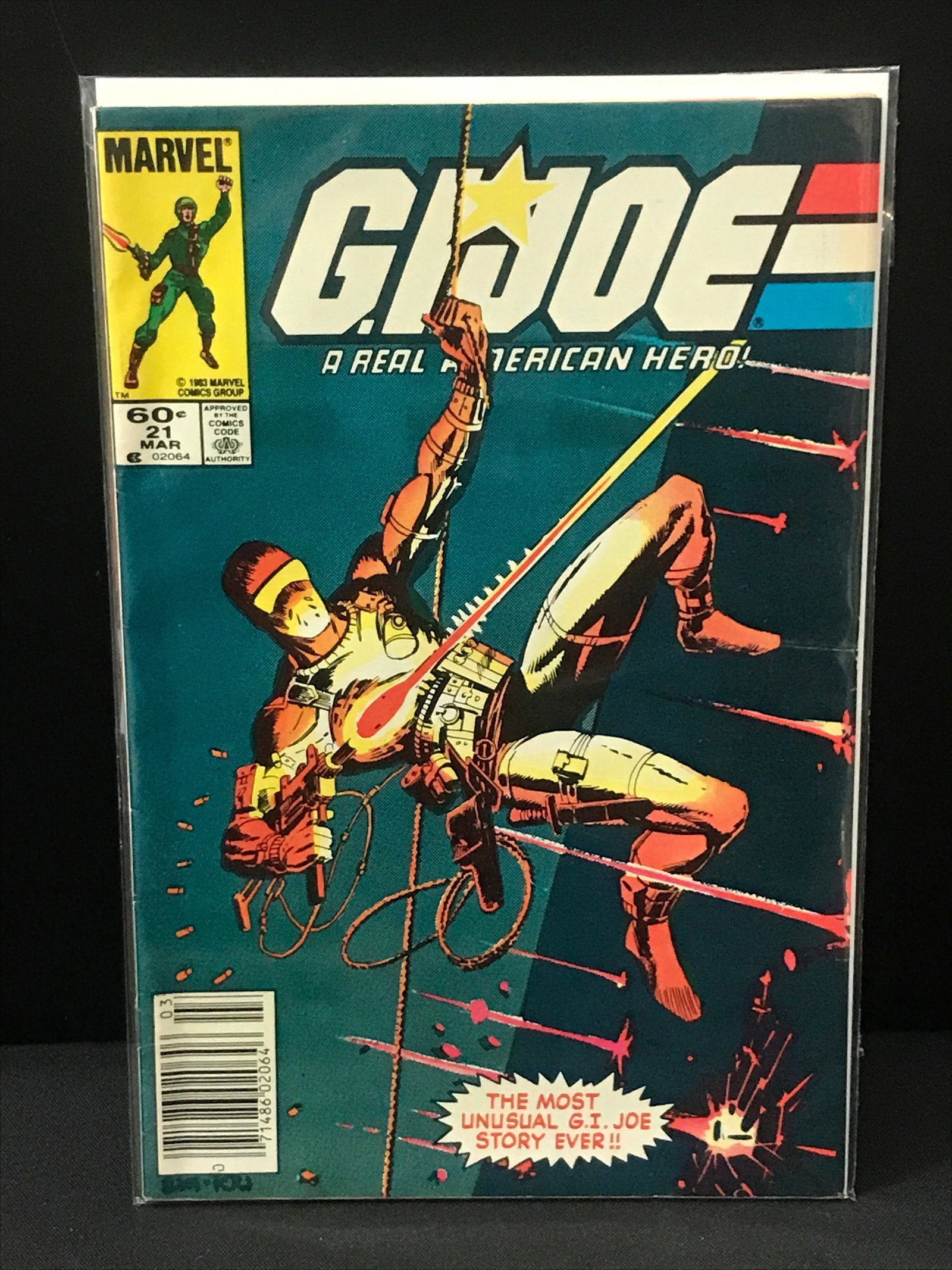 KEY ISSUE G.I JOE NO.21 (1ST APP. SNAKE EYES) - MARVEL COMICS (1 of 1)