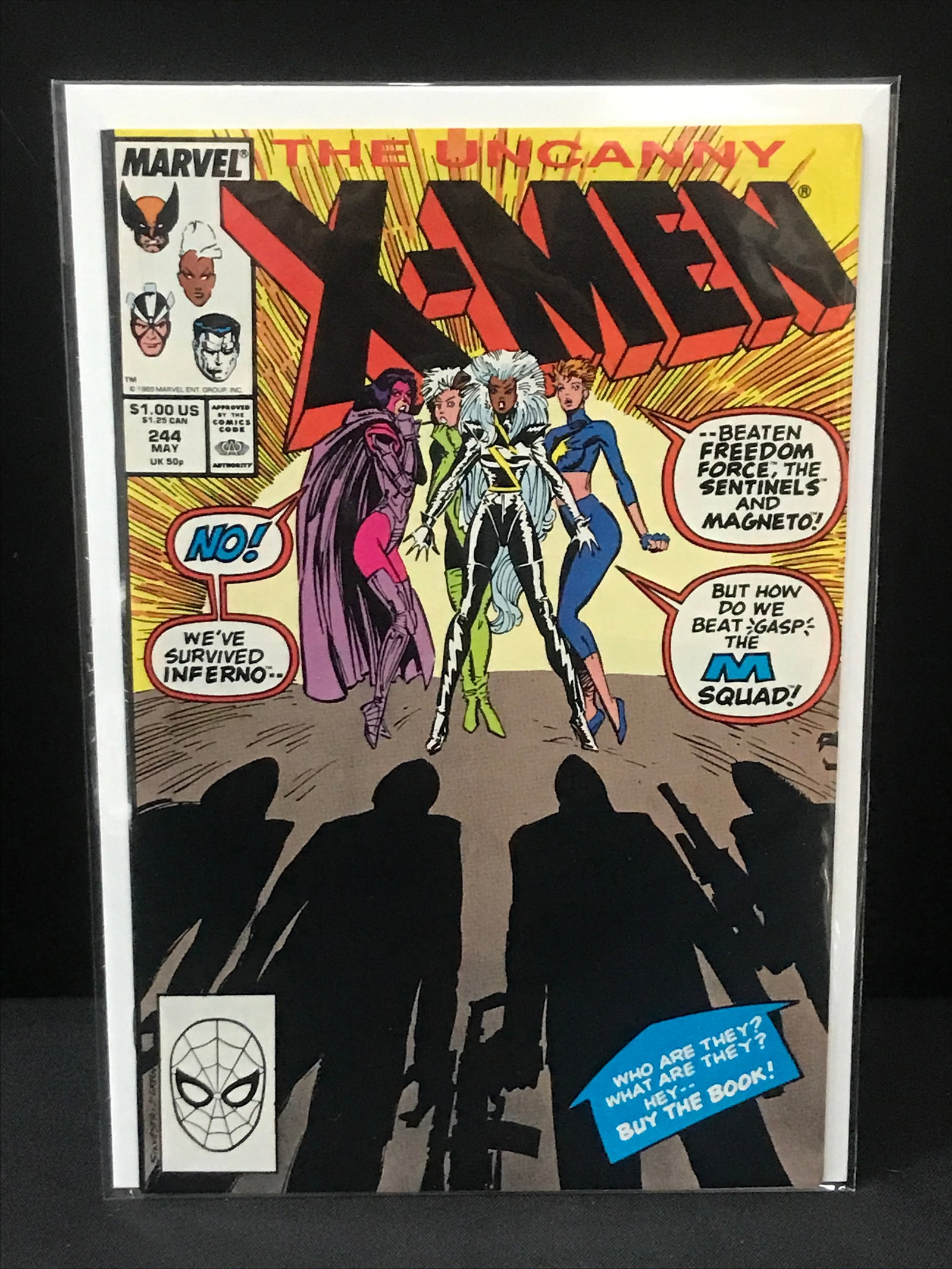 THE UNCANNY X-MEN #244 - MARVEL COMICS (1 of 1)