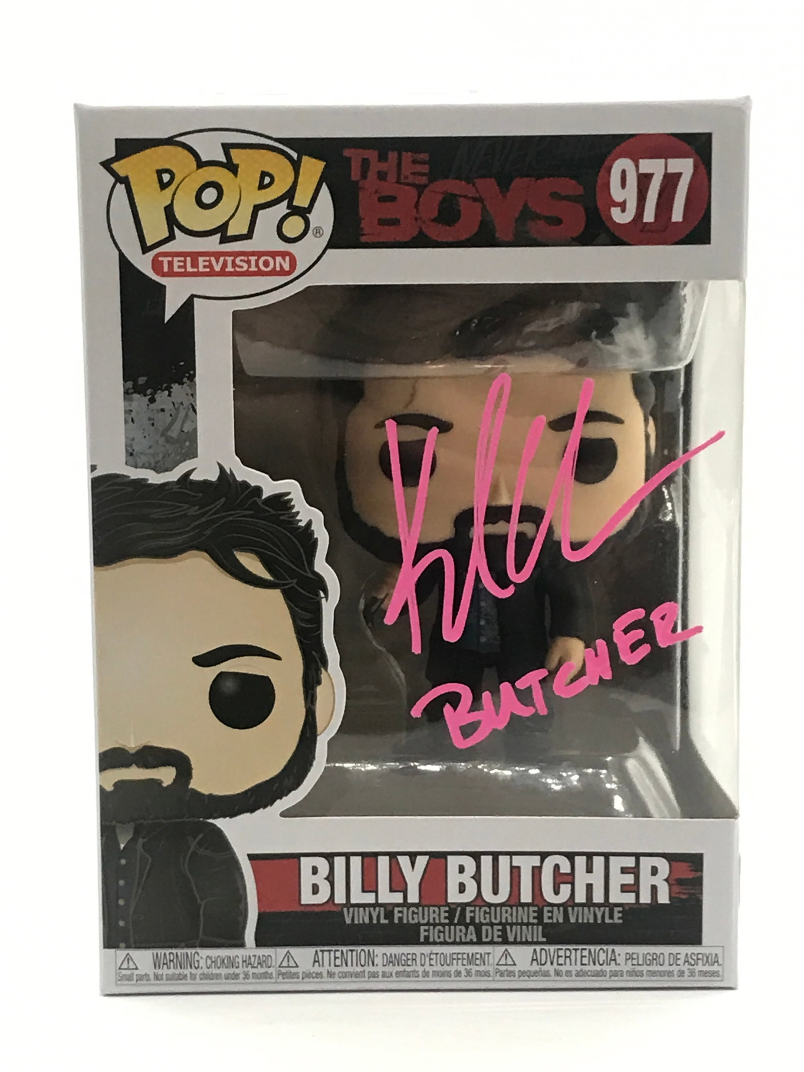 KARL URBAN SIGNED BILLY BUTCHER THE BOYS FUNKO POP - WWOC COA: Prices are in Canadian dollars