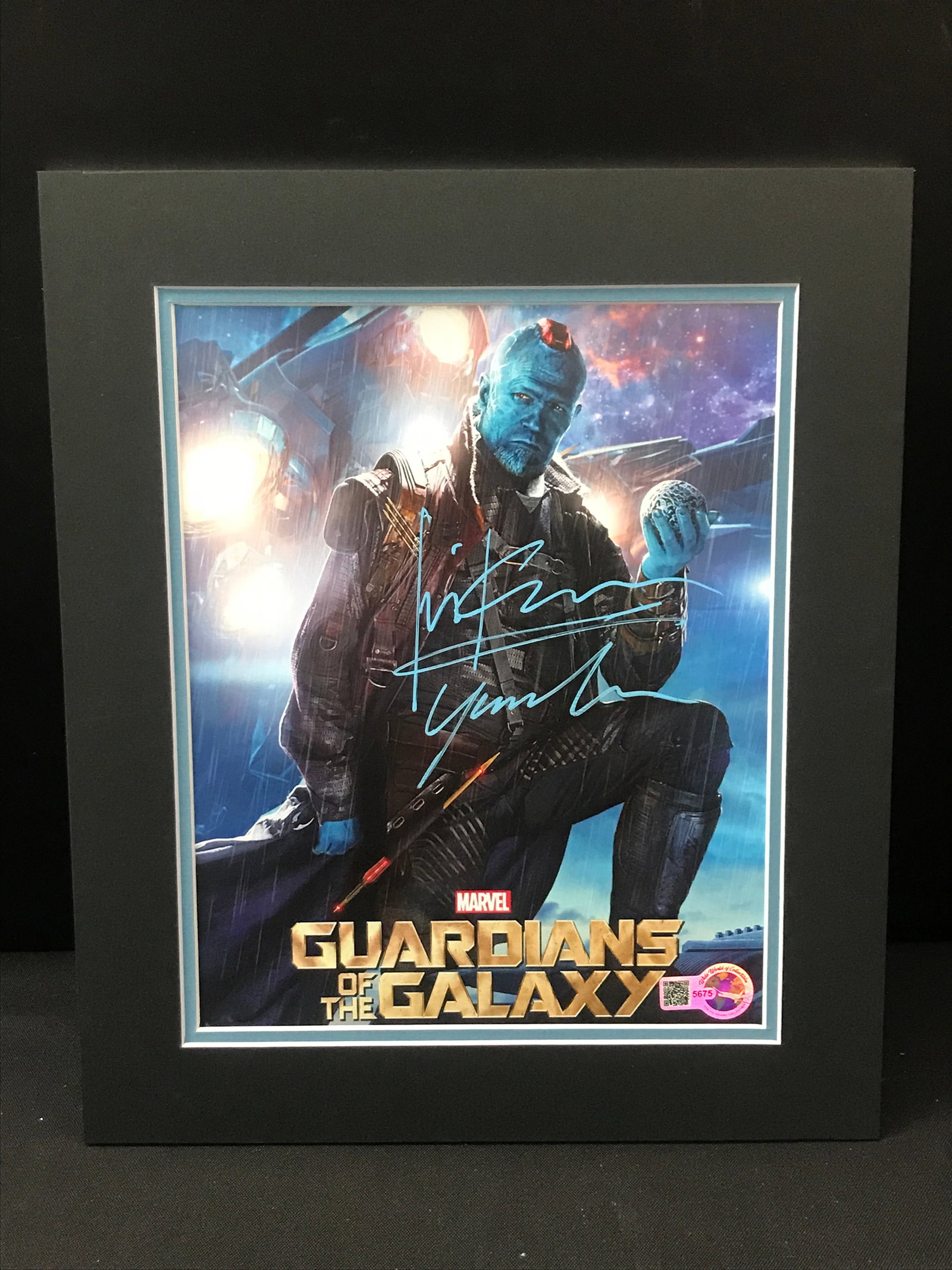 MICHAEL ROOKER SIGNED AND FRAMED YONDU GUARDIANS OF THE GALAXY 8X10 - WWOC COA: Prices are in Canadian dollars